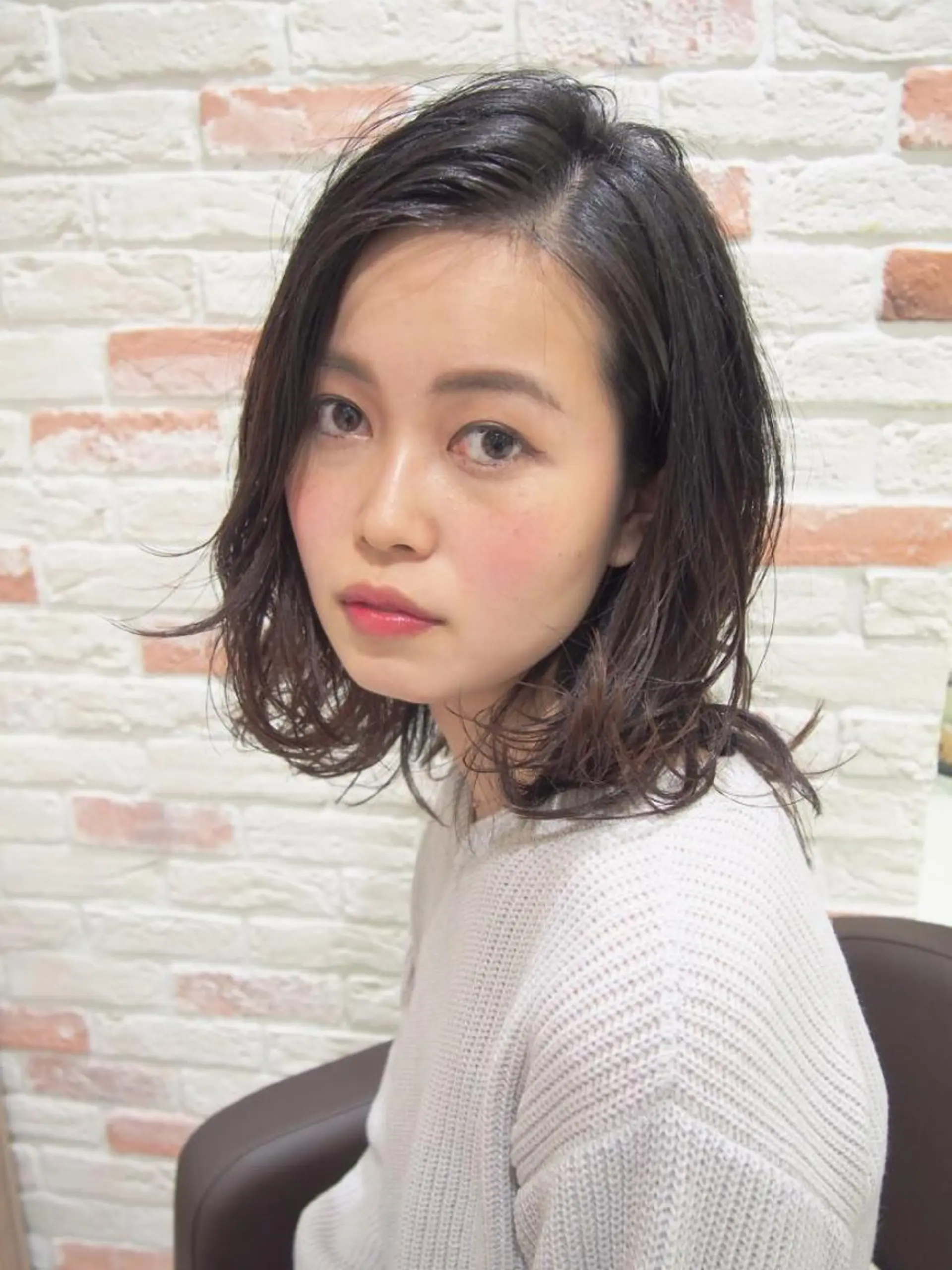 ミディアム 新宿 木下拓哉のヘアスタイル
