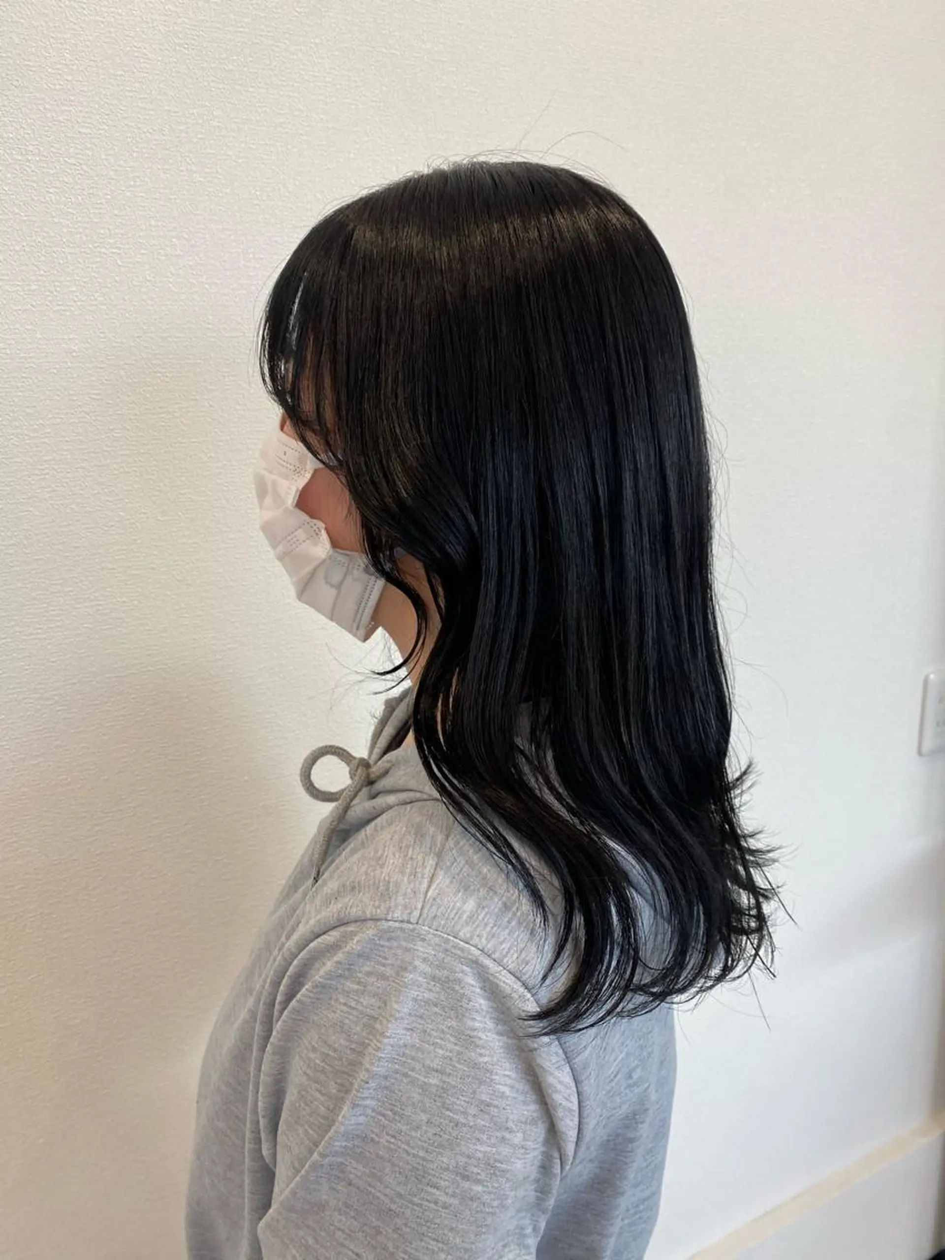ロング 顔周りカット 韓国風ヘア カット ヘアカラー トリートメント JILL    hair所属・maki💖 暖色カラーのヘアスタイル