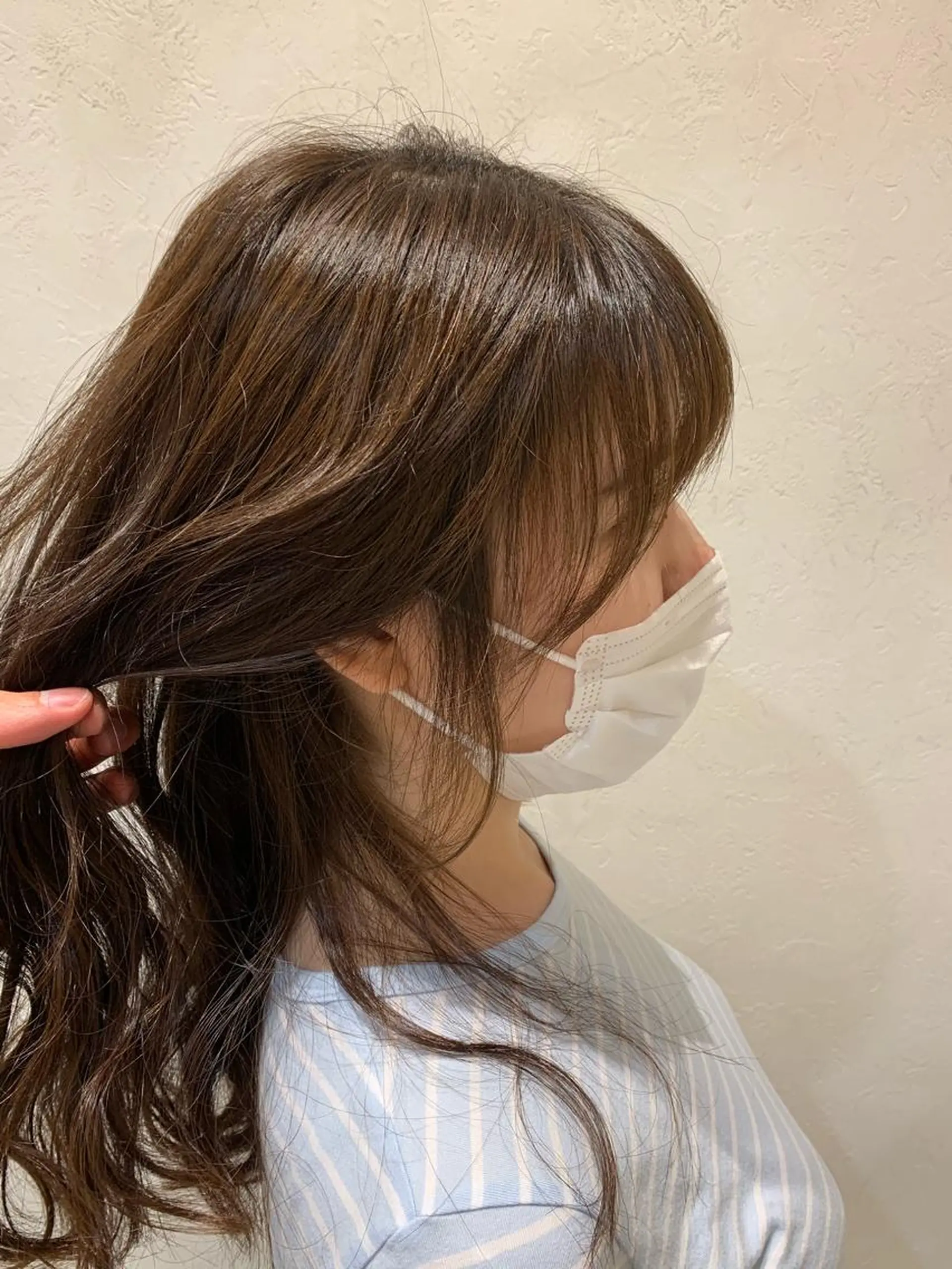 セミロング 顔周りカット レイヤーカット 小顔カット ima所属・メンズ大歓迎！ ima代表ニヘイのヘアスタイル