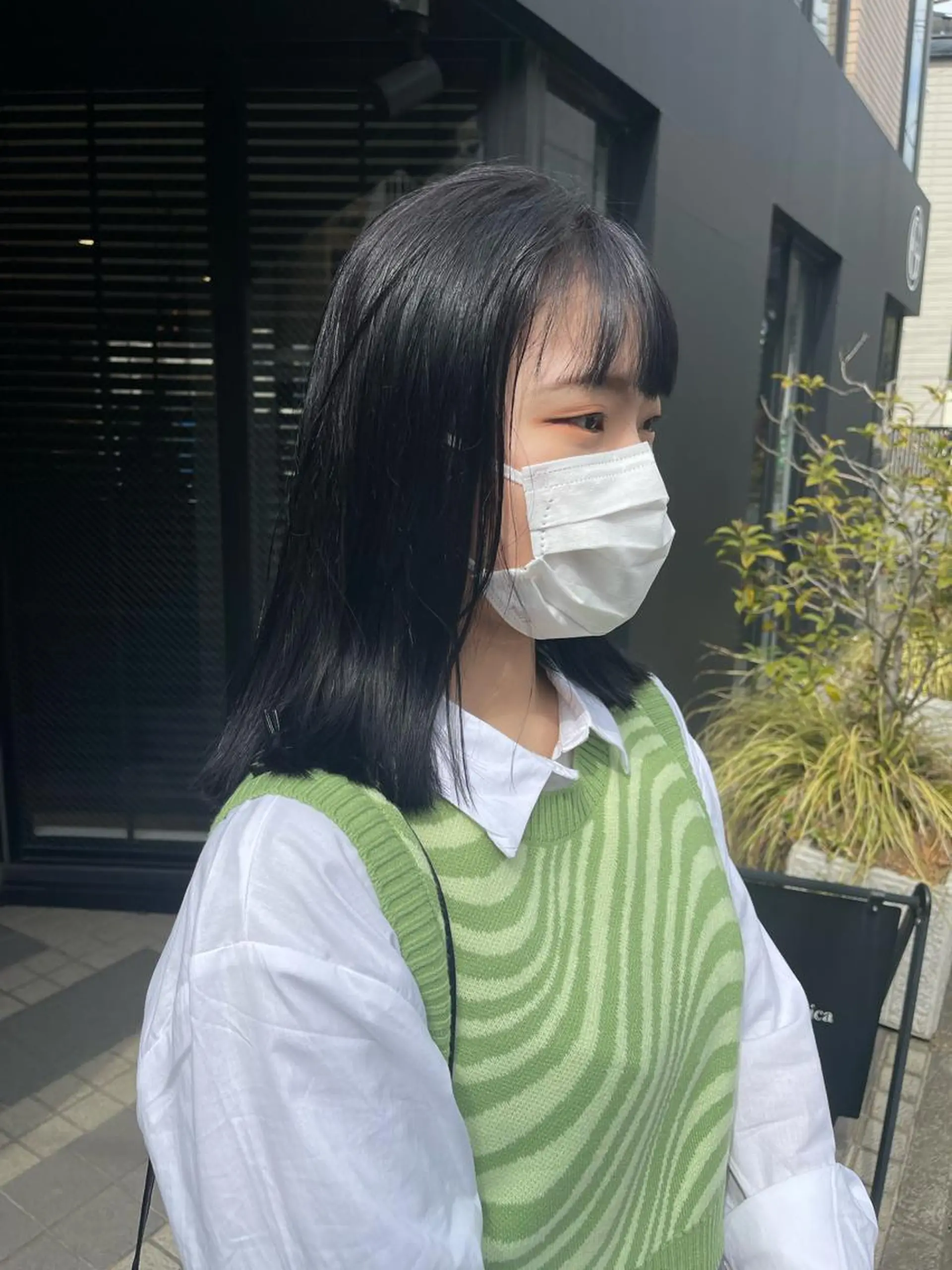 ミディアム カラー ラベンダー/レイヤー カット🤎mamiのヘアスタイル