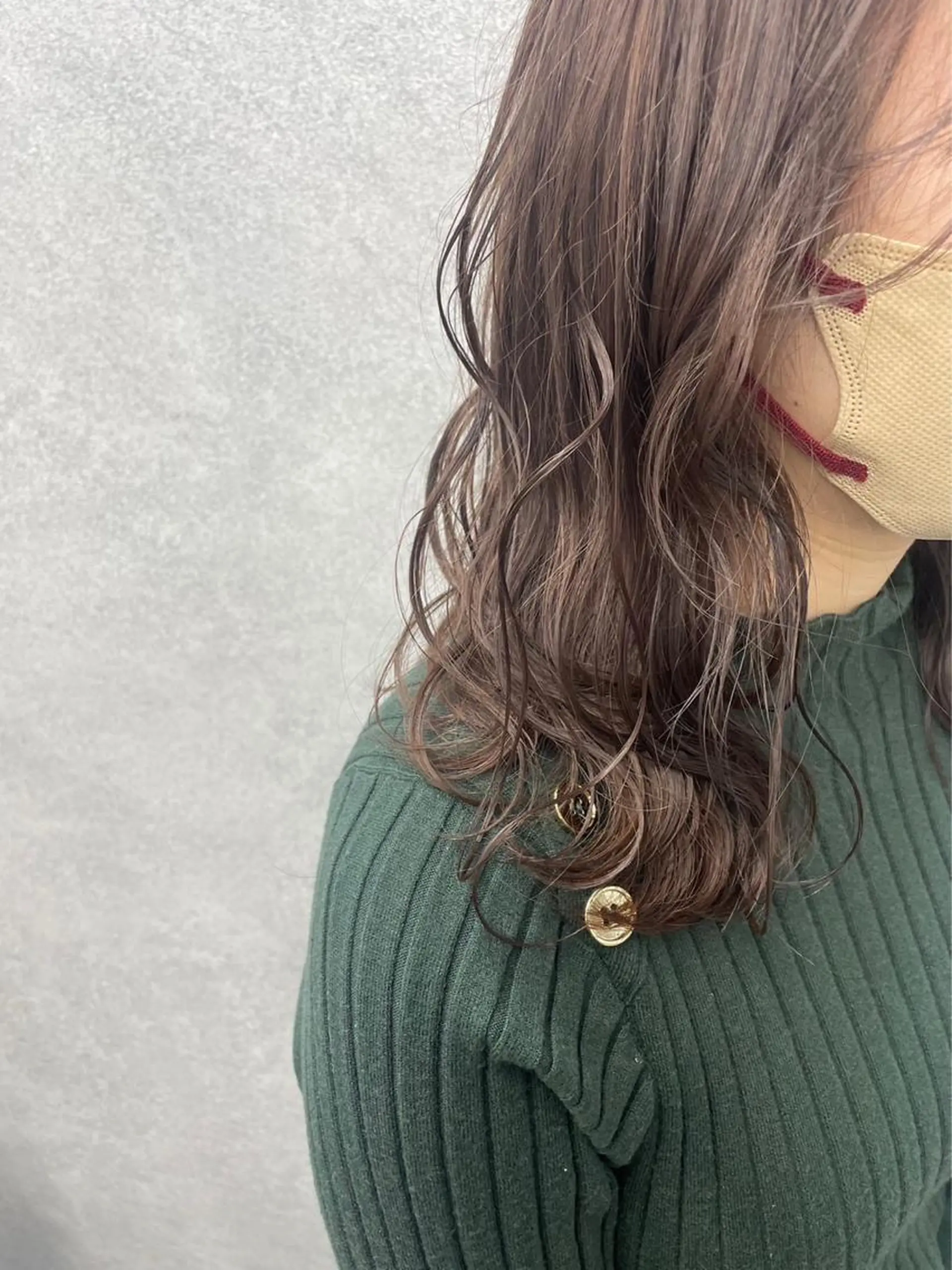 セミロング カラー ヘアアレンジ ショートボブ セミロングパーマ バレイヤージュ ブリーチ ケアブリーチ ヘアカラー 🌈難波🌈ベージュ カラー【ヒロム】のヘアスタイル