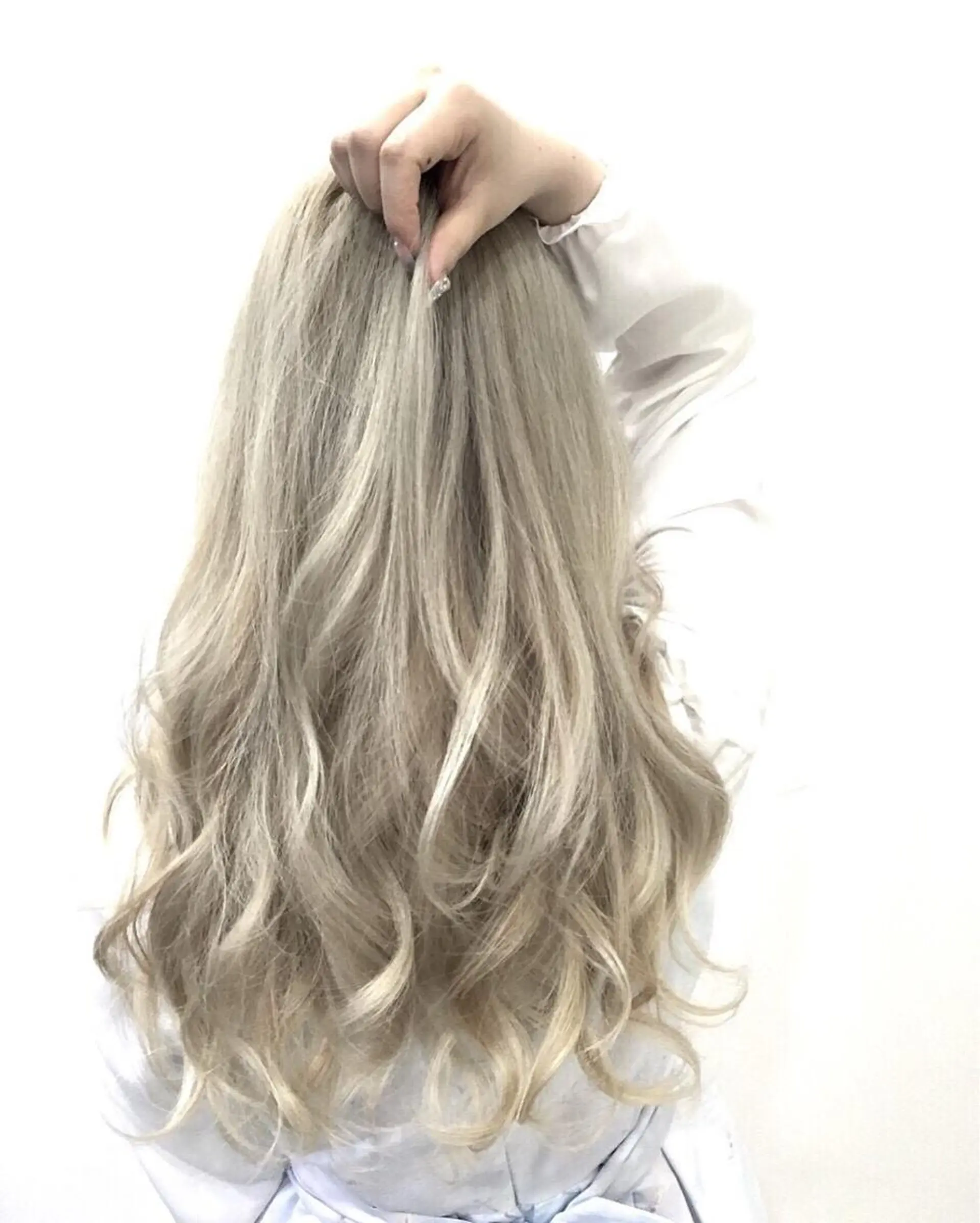 セミロング カラー カット エクステ れん/ハイトーン /エクステ/韓国風のヘアスタイル