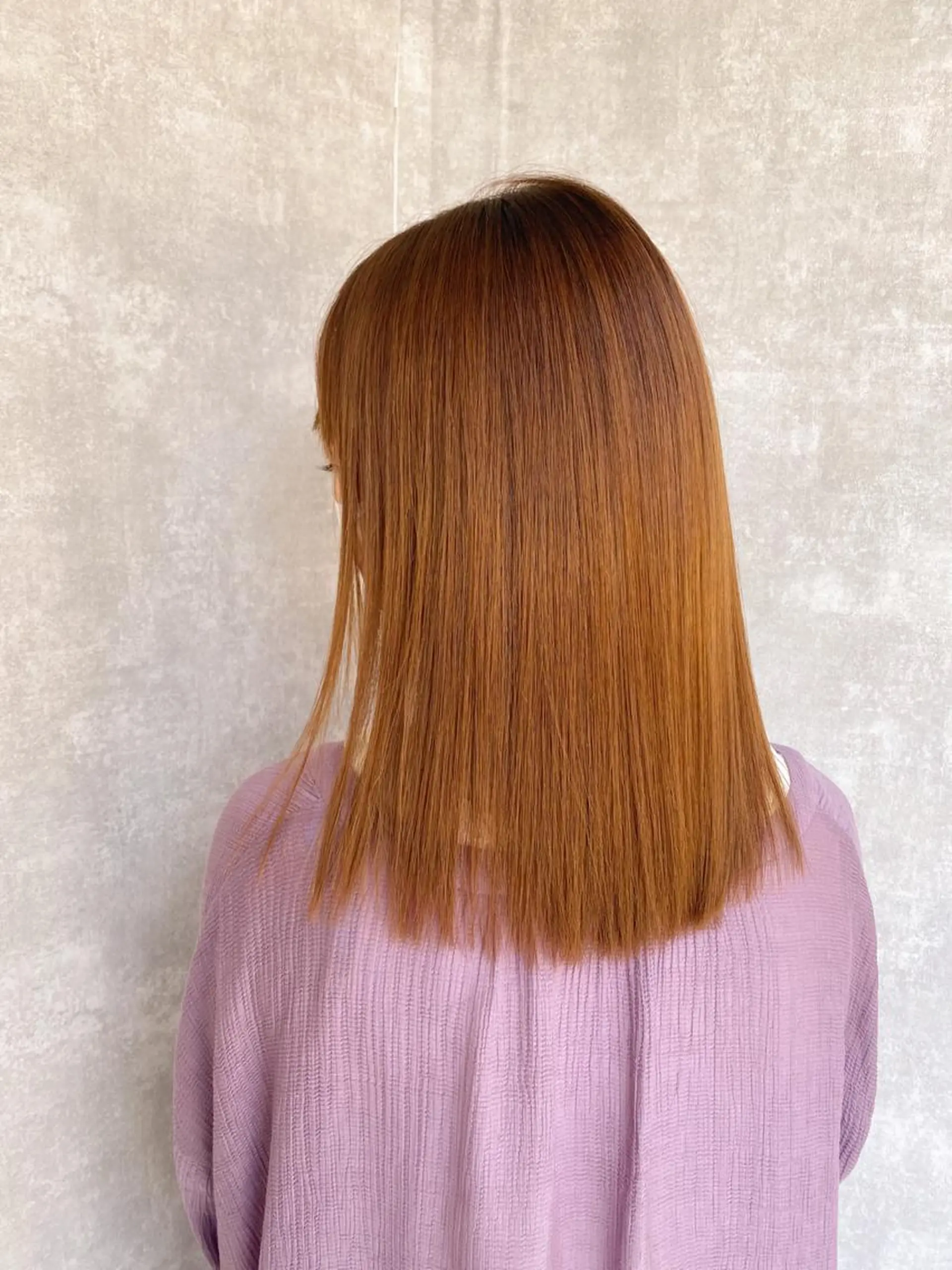 ミディアム カラー 縮毛矯正 トリートメント 入江 允のヘアスタイル