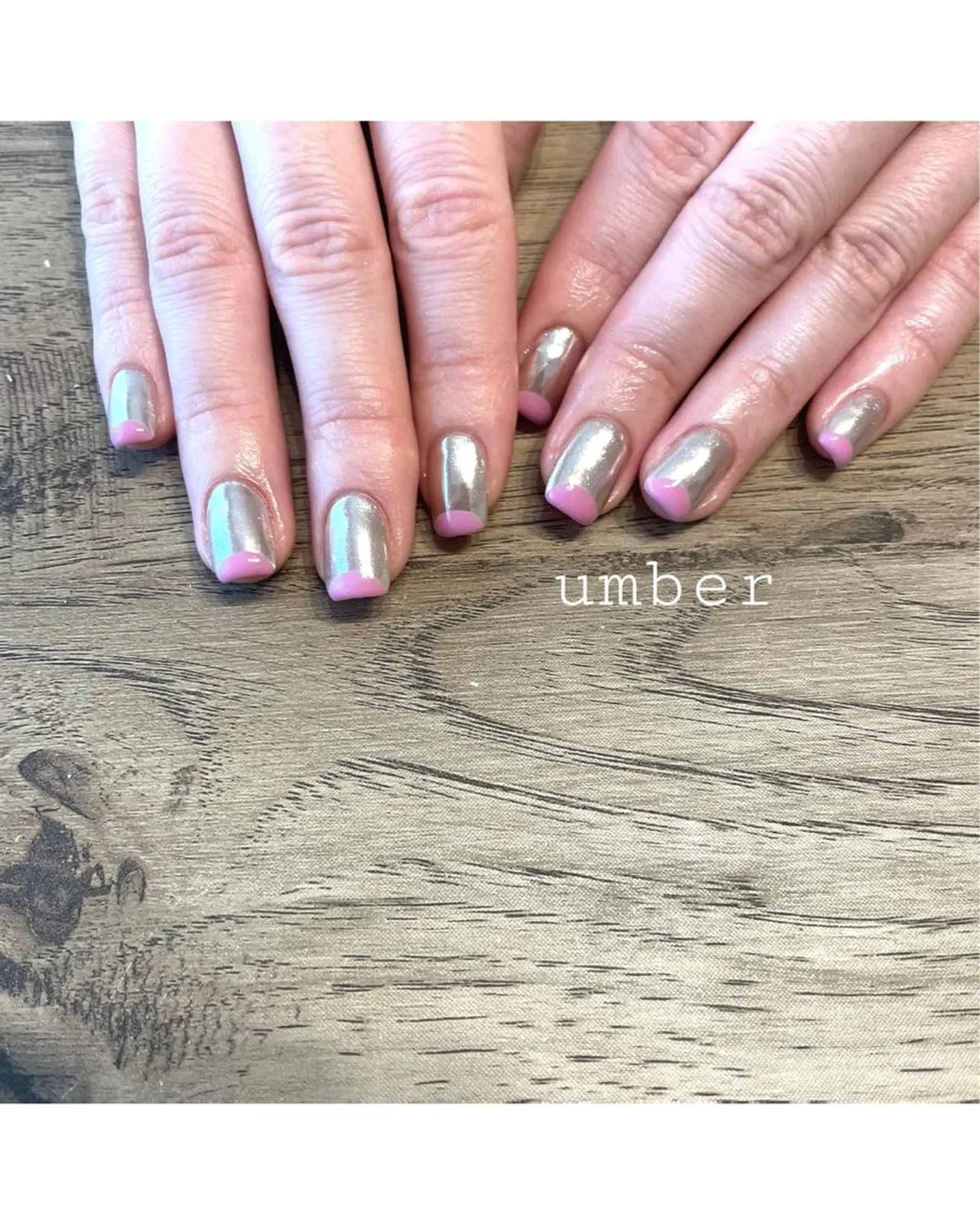 ネイル クリアネイル フラッシュネイル フットネイル フレンチネイル マグネットネイル ハンドネイル umber 三茶1分のネイルデザイン