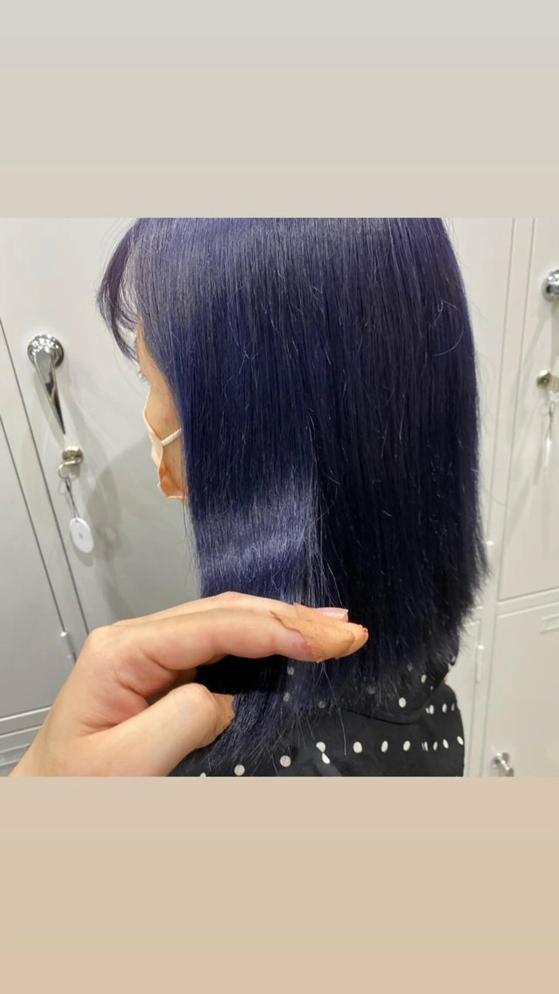 ショート カラー ブルーカラー ヘアカラー トリートメント ヘッドスパ ヘアセット kai .のヘアスタイル