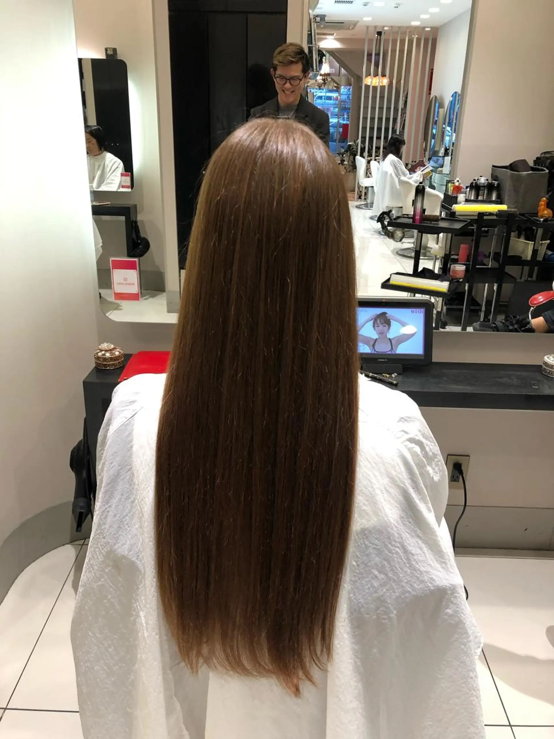 ロング 國分 利成のヘアスタイル