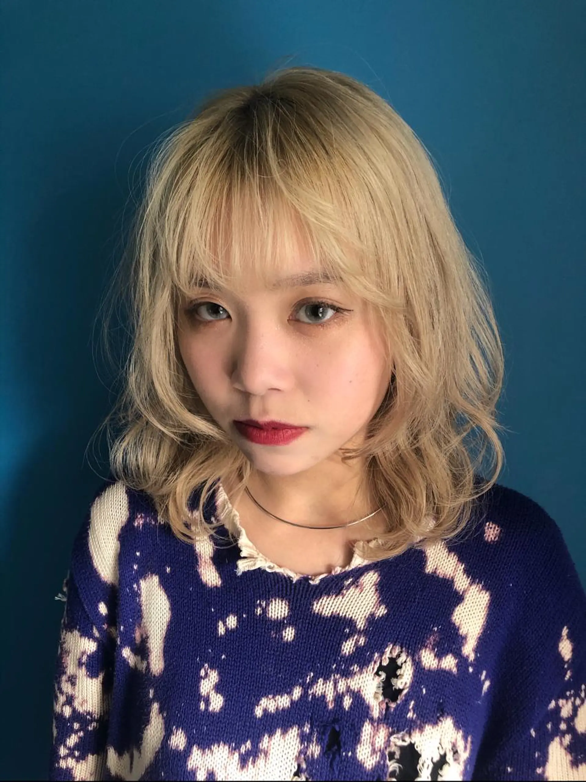 セミロング カラー yuuna/ ハッシュカット🎀のヘアスタイル