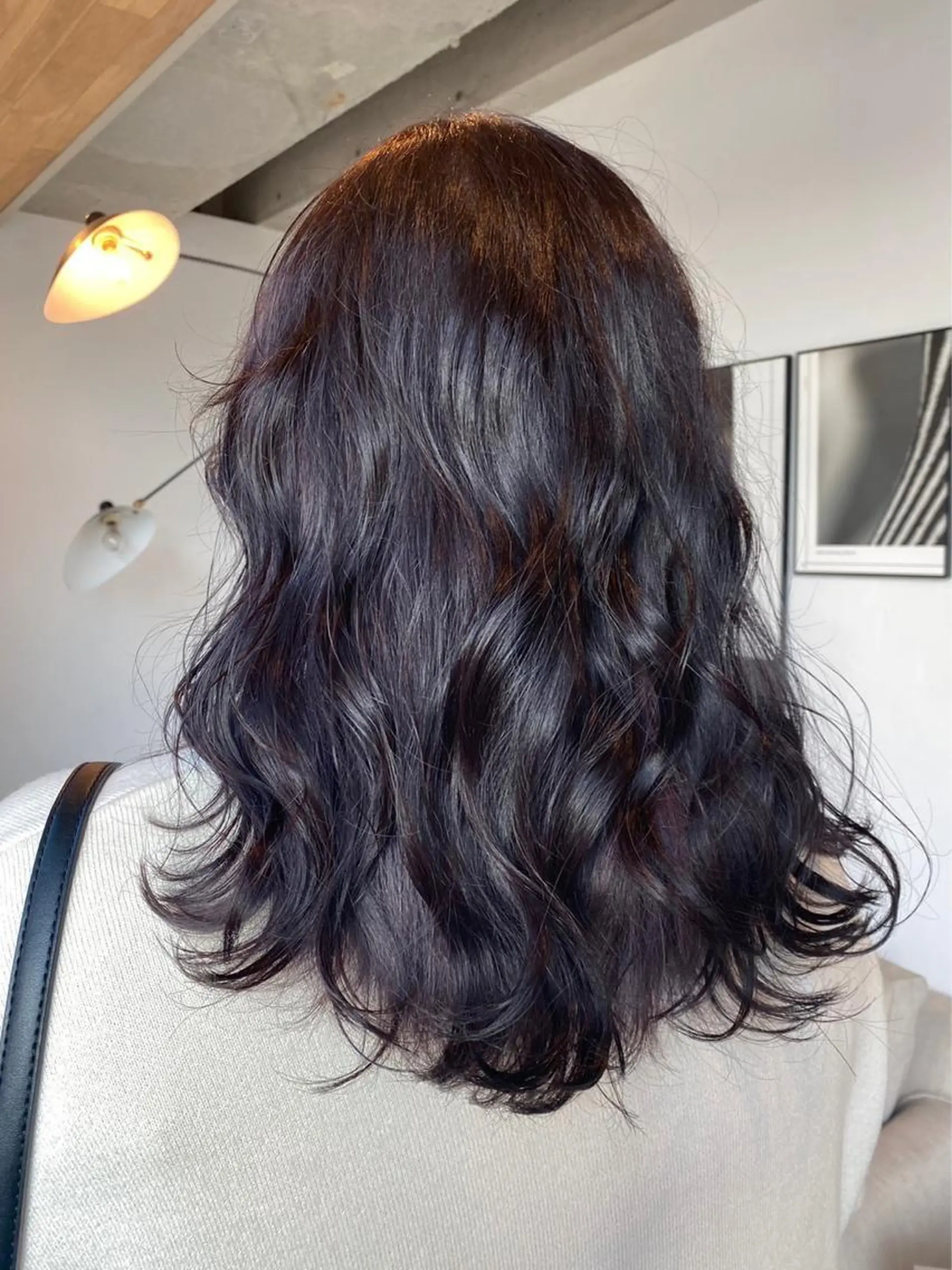 ロング カラー 新潟/万代/レイヤー 韓国風/明間未来のヘアスタイル