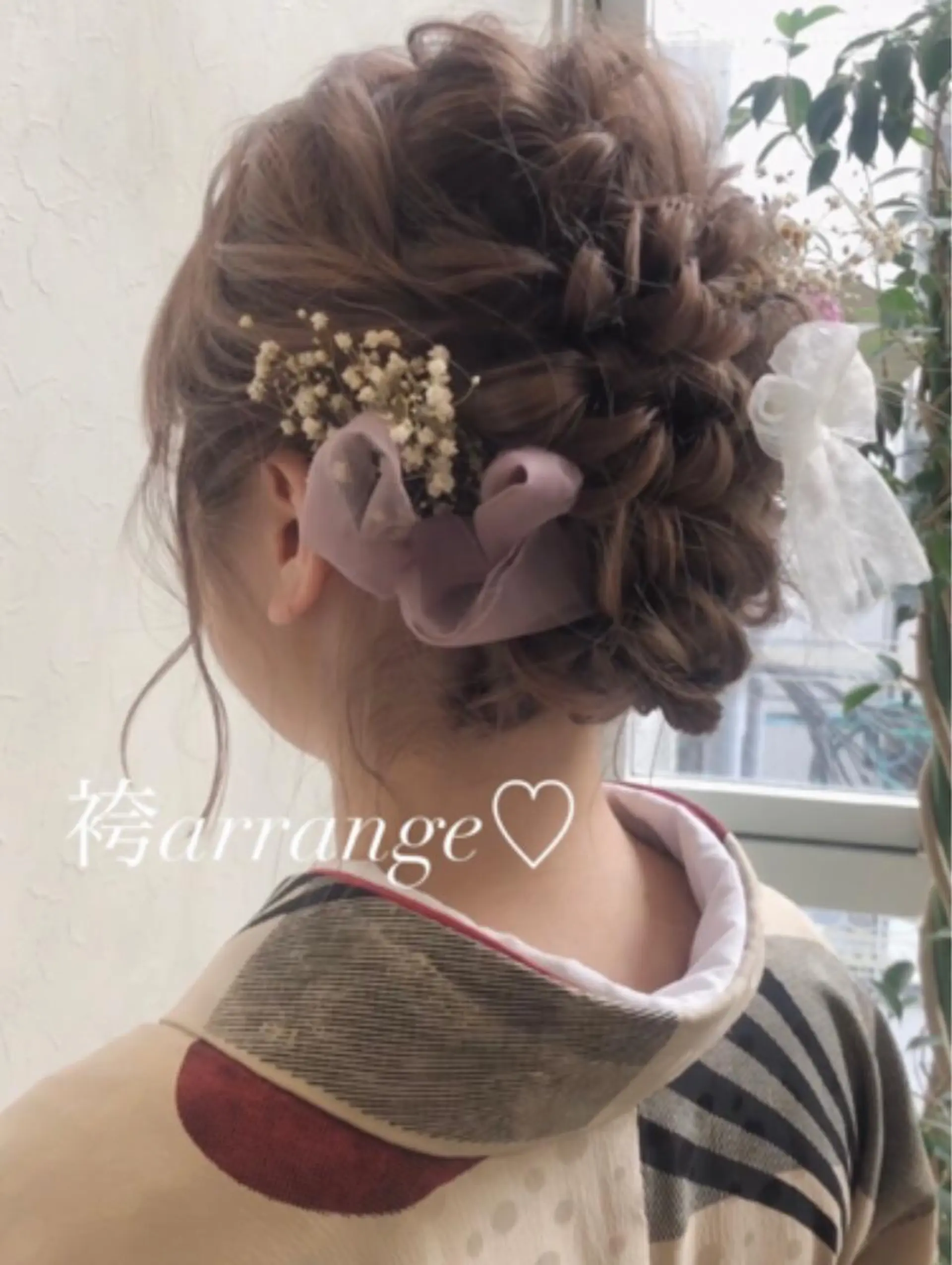 セミロング カラー 着付け nakahara madokaのヘアスタイル