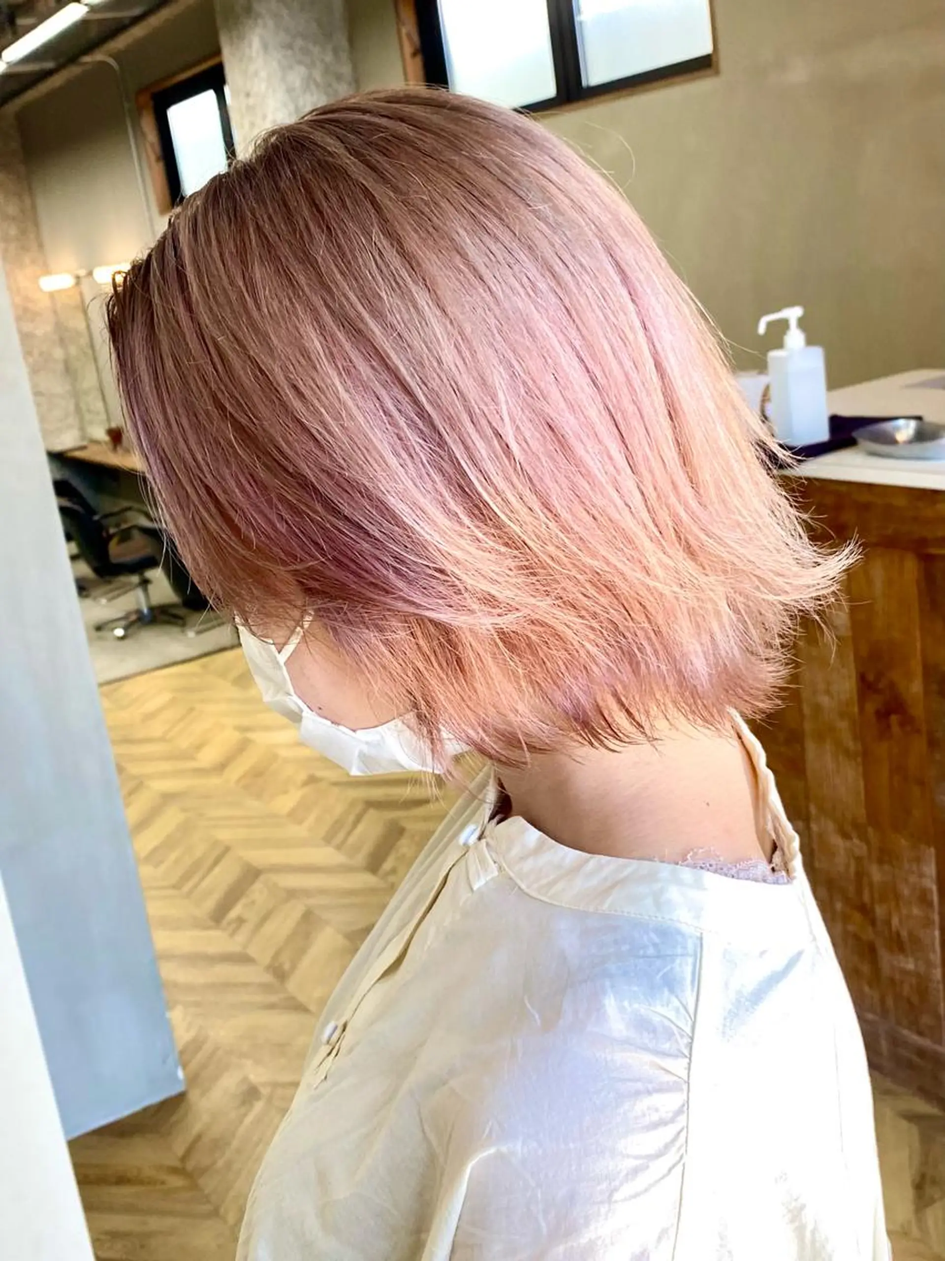 ミディアム ANGELICA 吉川智昭のヘアスタイル