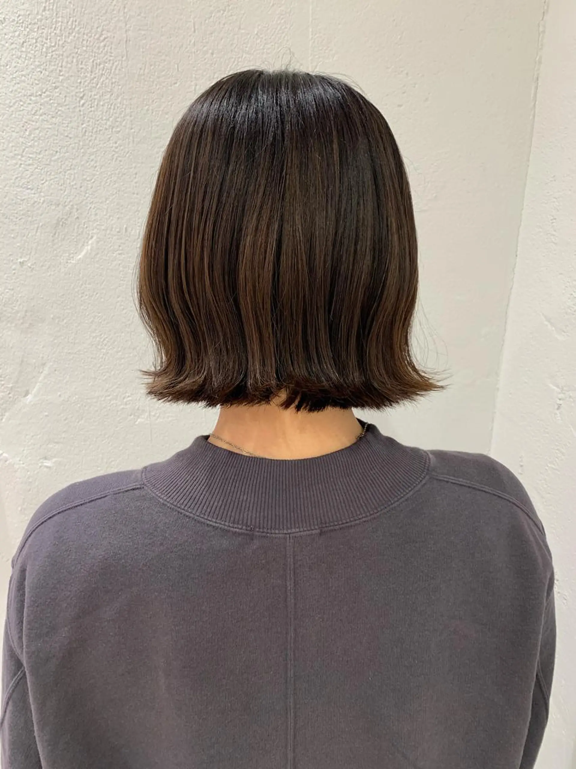 ショート 切りっぱなしボブ ボブ 🫧透明感カラー/ ボブ/小笠原🪽のヘアスタイル