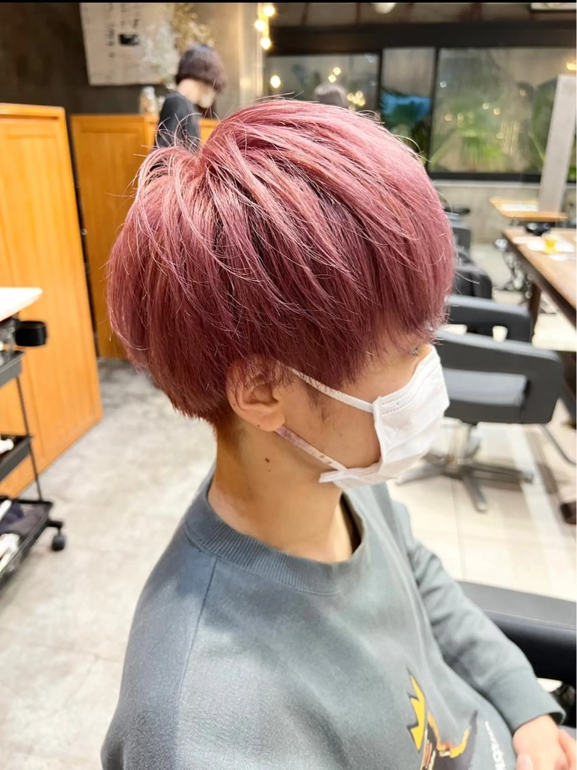 カラー メンズ ベージュカラー ピンクカラー ピンクベージュ ヘアカラー GO TODAY 原宿本店所属・🎁丁寧なカウン セリング/DAIKIのヘアスタイル