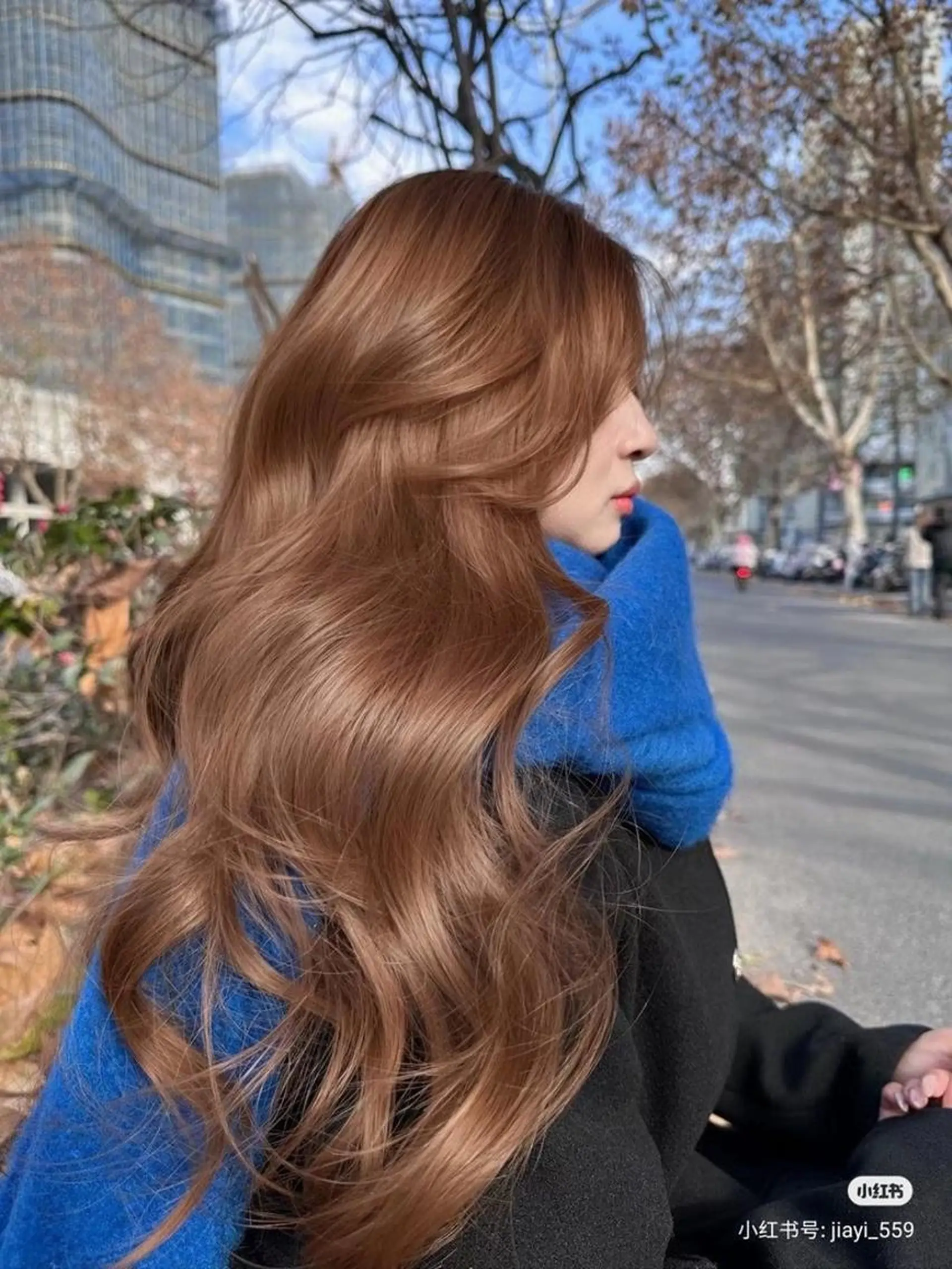 カラー 似合わせトレンド🤍 韓国スタイル🤍のヘアスタイル