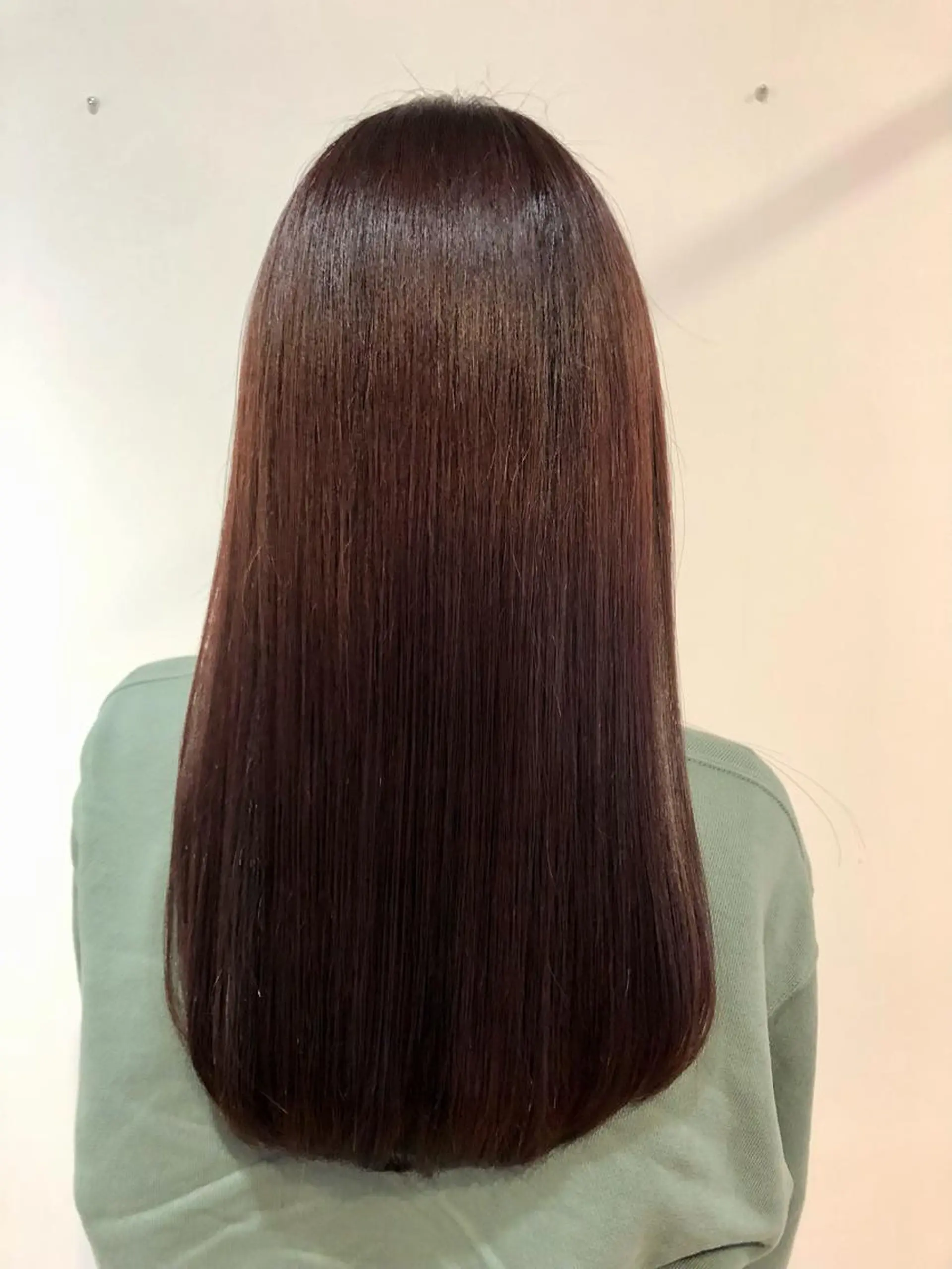 ロング カラー カット ヘアカラー トリートメント 青野 文香のヘアスタイル