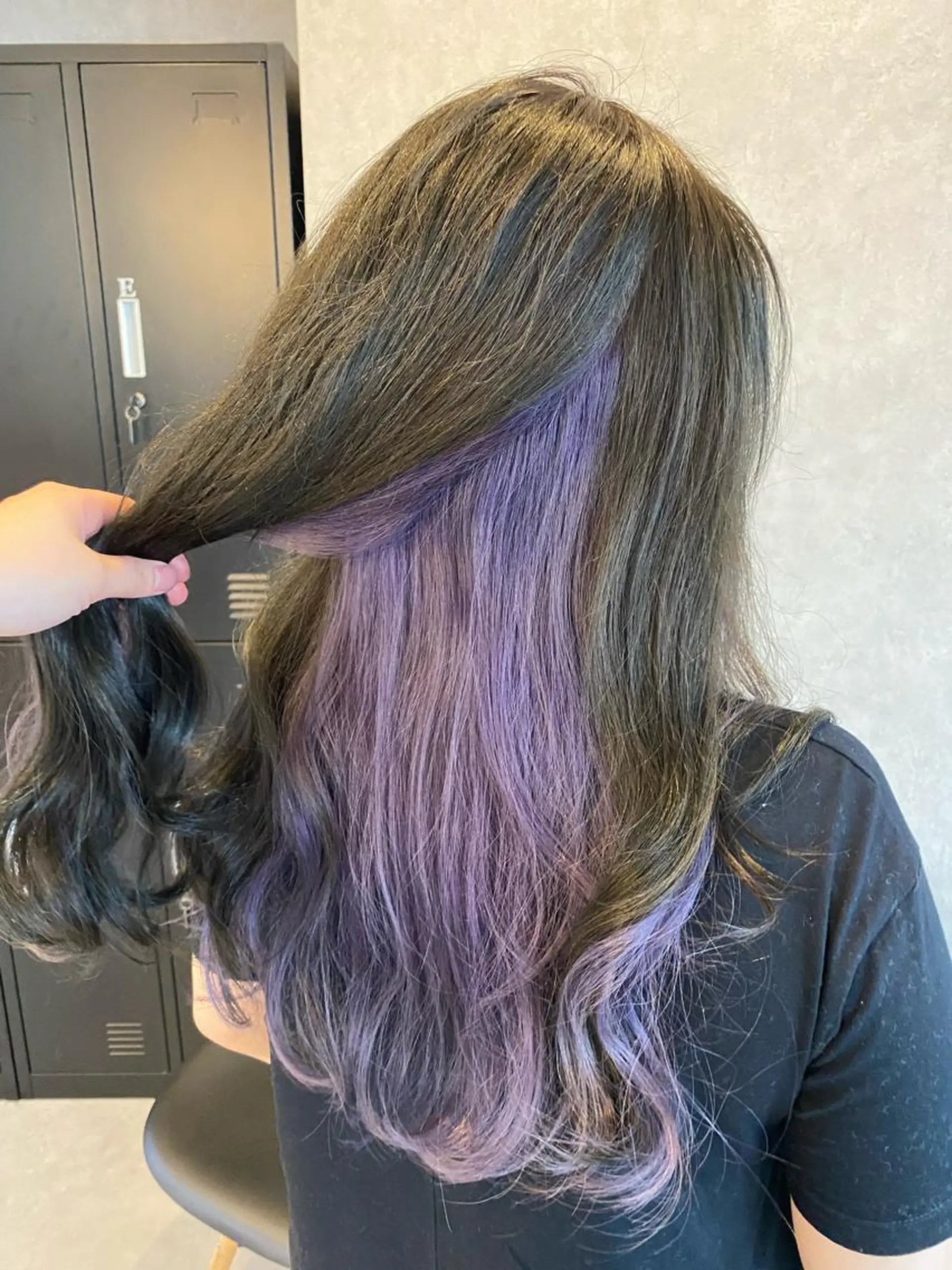 ロング カラー パープルカラー Ralis hair & beauty所属・はるやま かんなのヘアスタイル