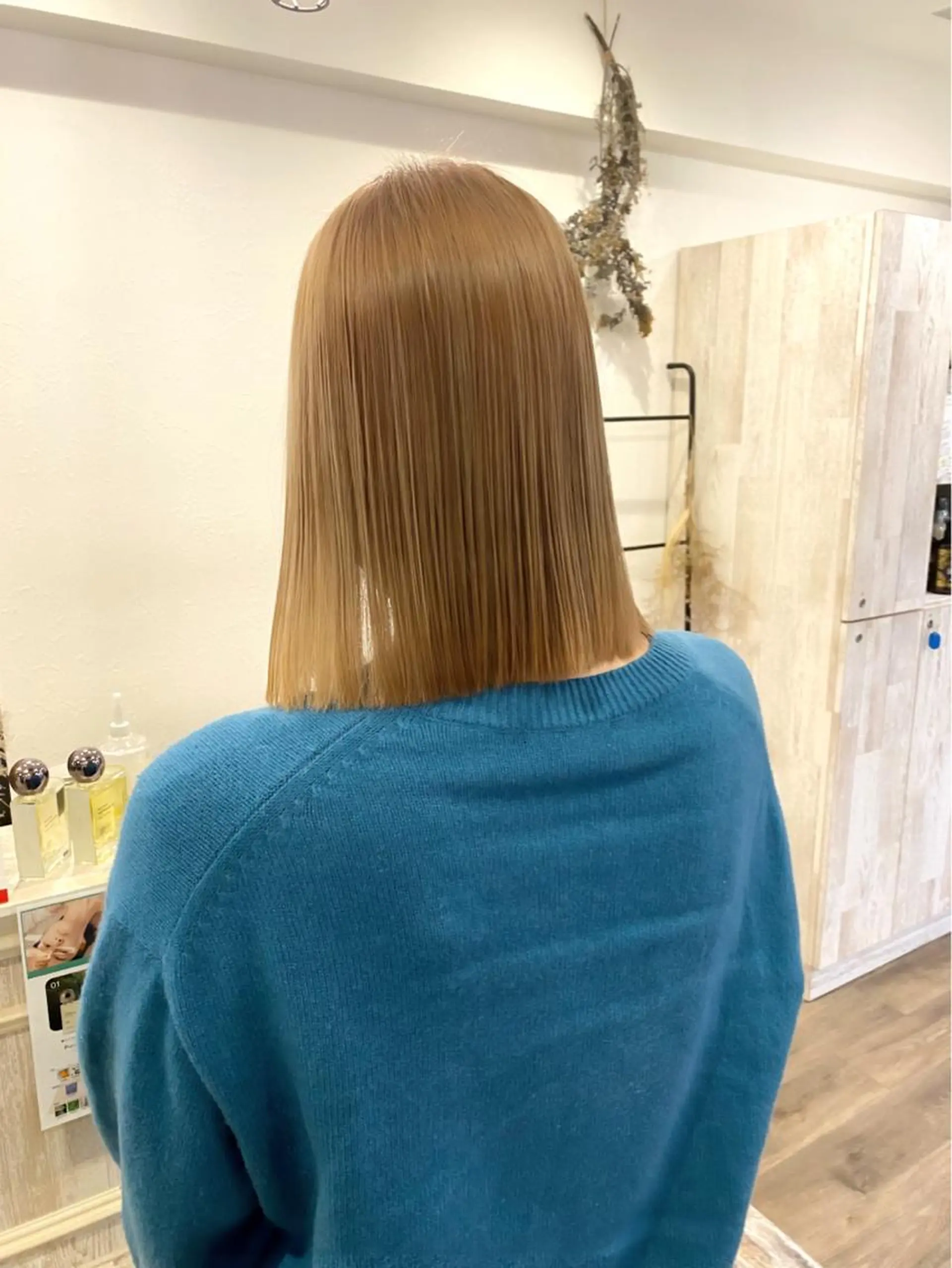 ミディアム ヘアカラー botan🦖*･ amiのヘアスタイル