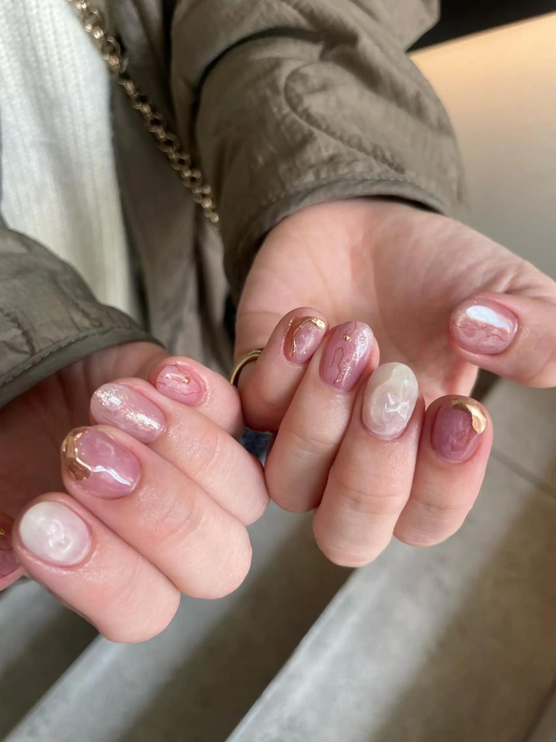ネイル ハンドネイル 【淡色color/ nail】maikoのネイルデザイン