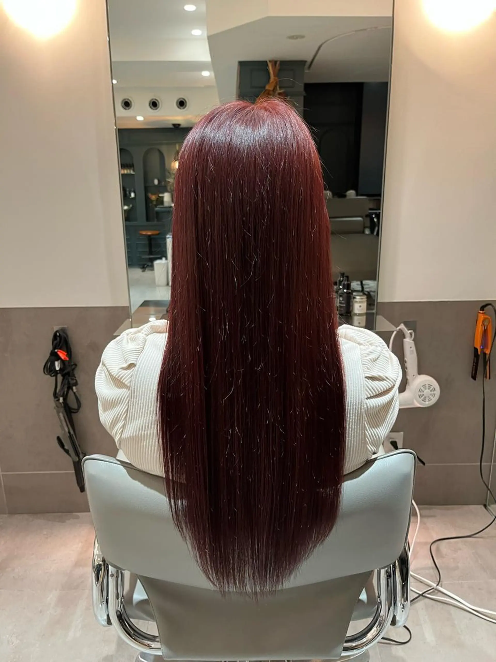 ロング カラー 🍊暖色カラー🍊 sakuraのヘアスタイル