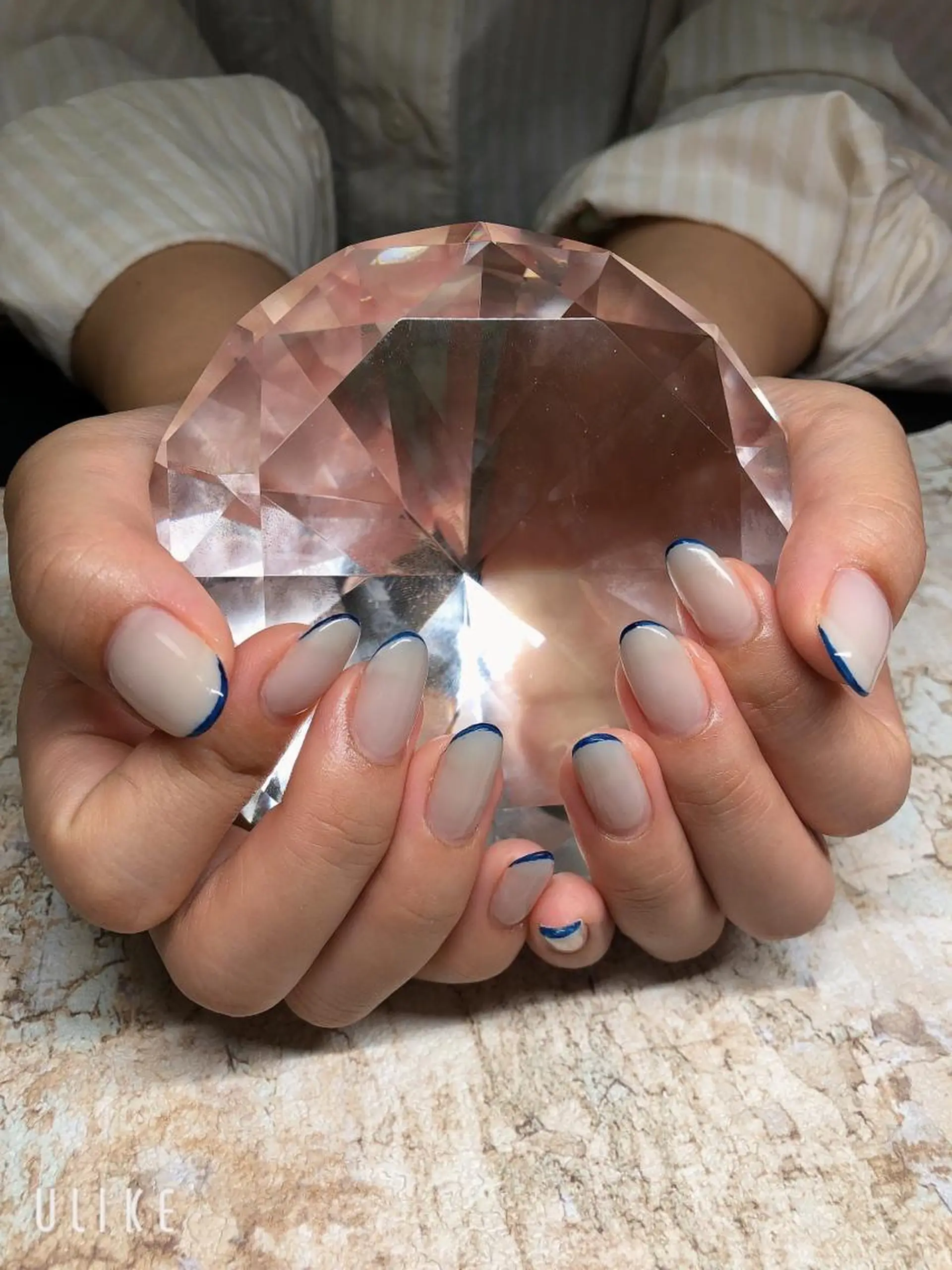 ネイル アートネイル フレンチネイル ジェルネイル グラデーション 韓国ネイル Nail room Bimano所属・Bimano seica♡+°のネイルデザイン
