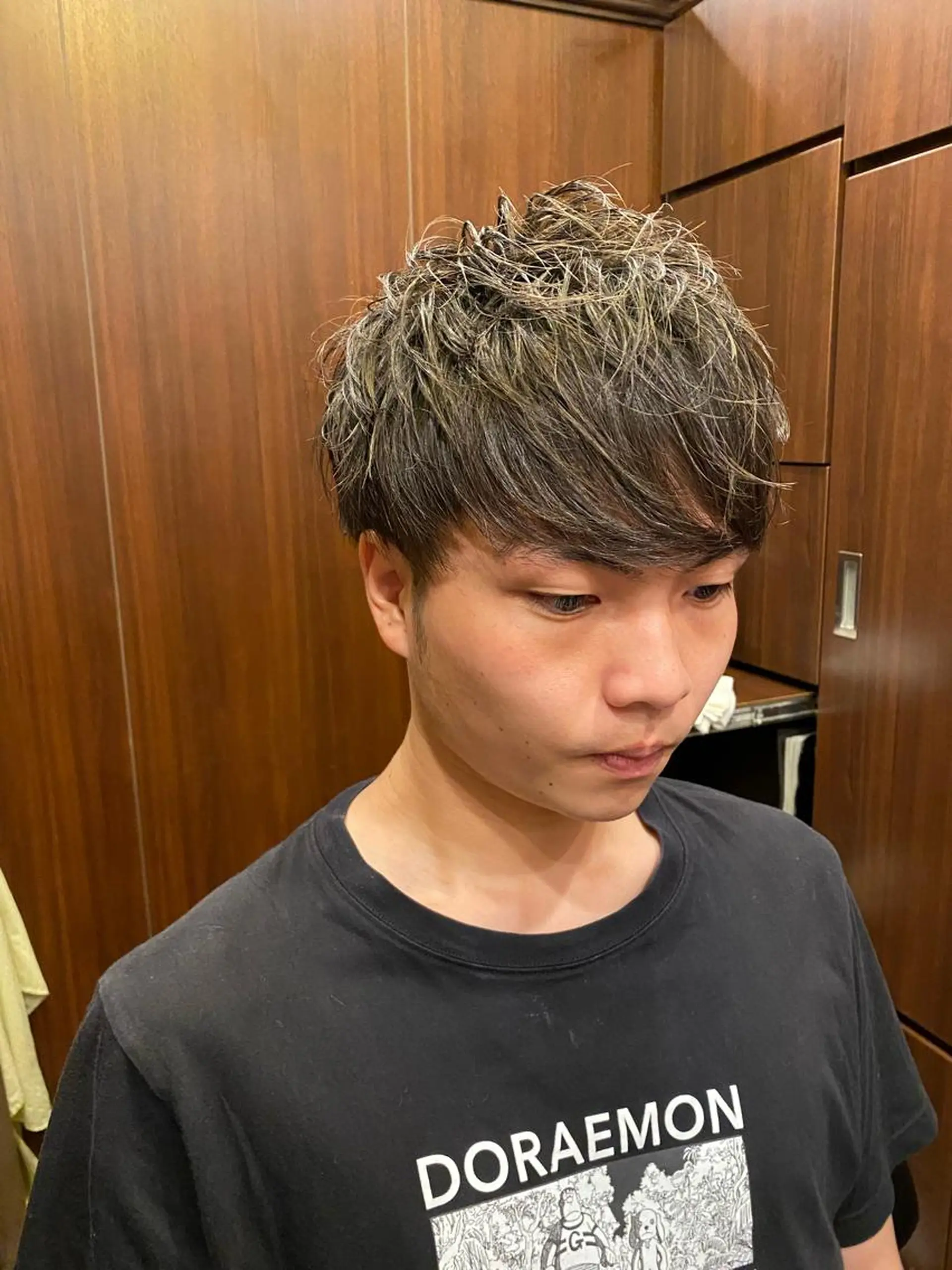 ミディアム 齋藤 大晟のヘアスタイル