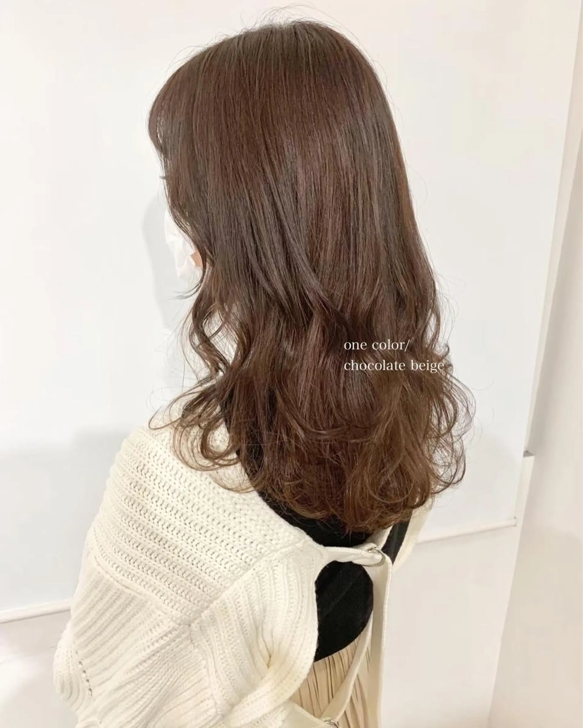 セミロング カラー Parve  Mix /板野妃莉のヘアスタイル