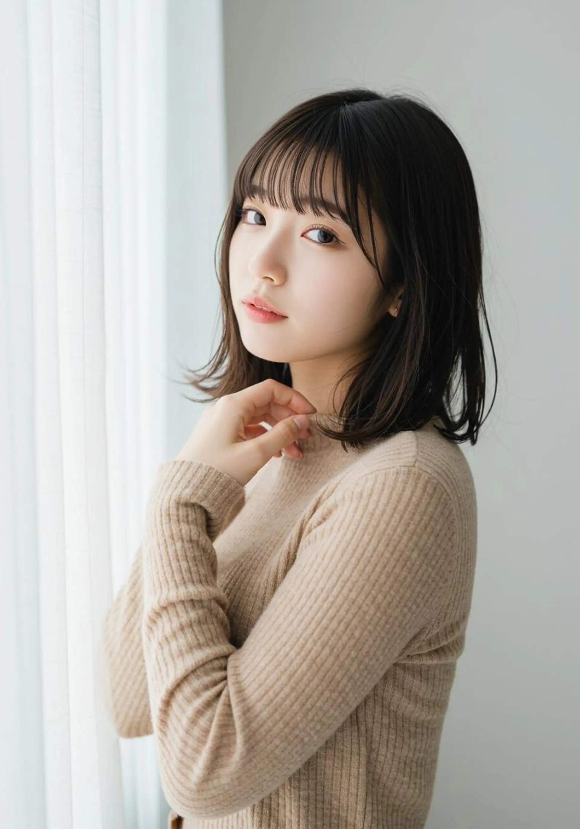 ミディアム 豊田 さくらのヘアスタイル