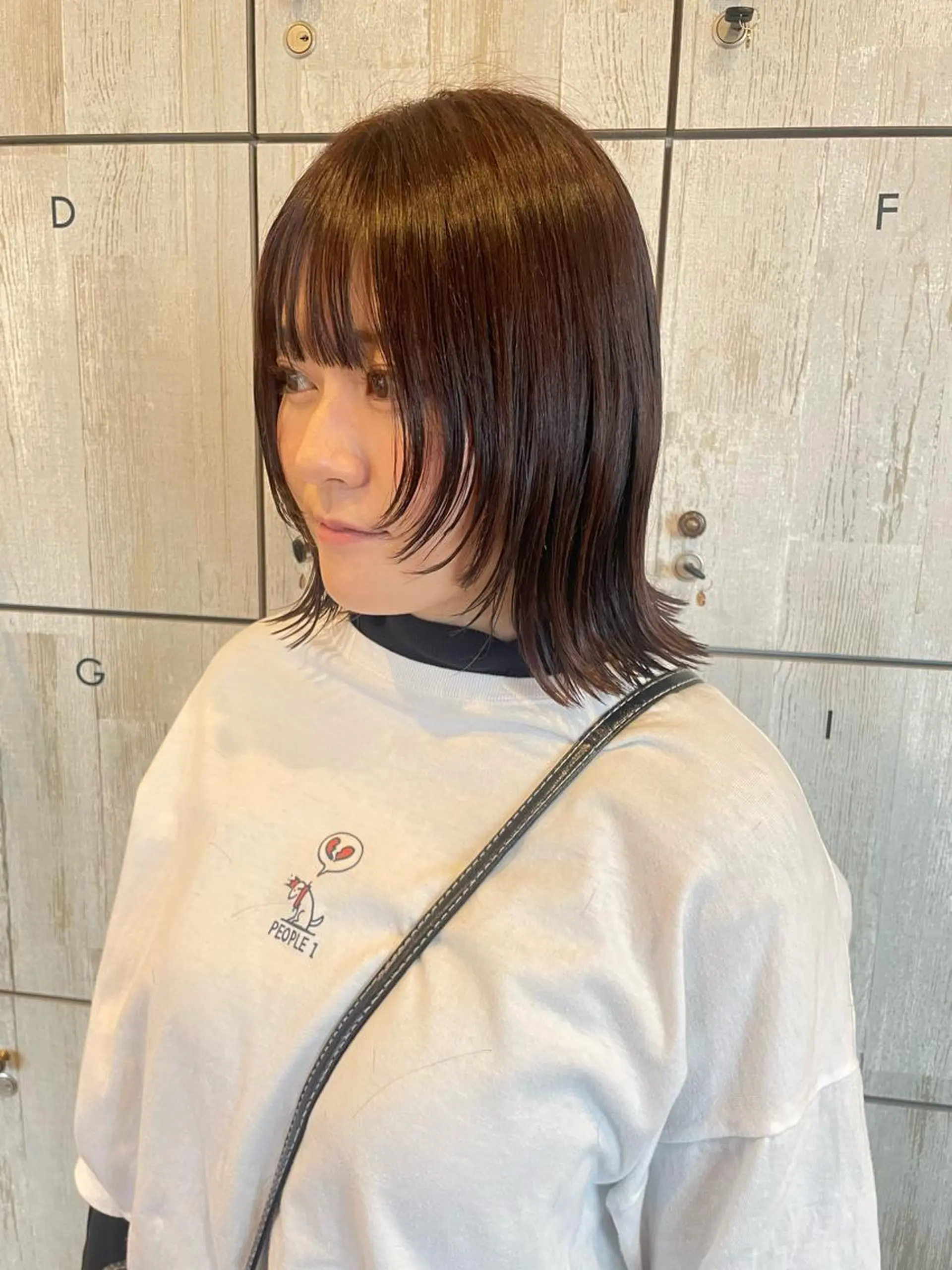 ショート ひなた 艶カラー/渋谷のヘアスタイル