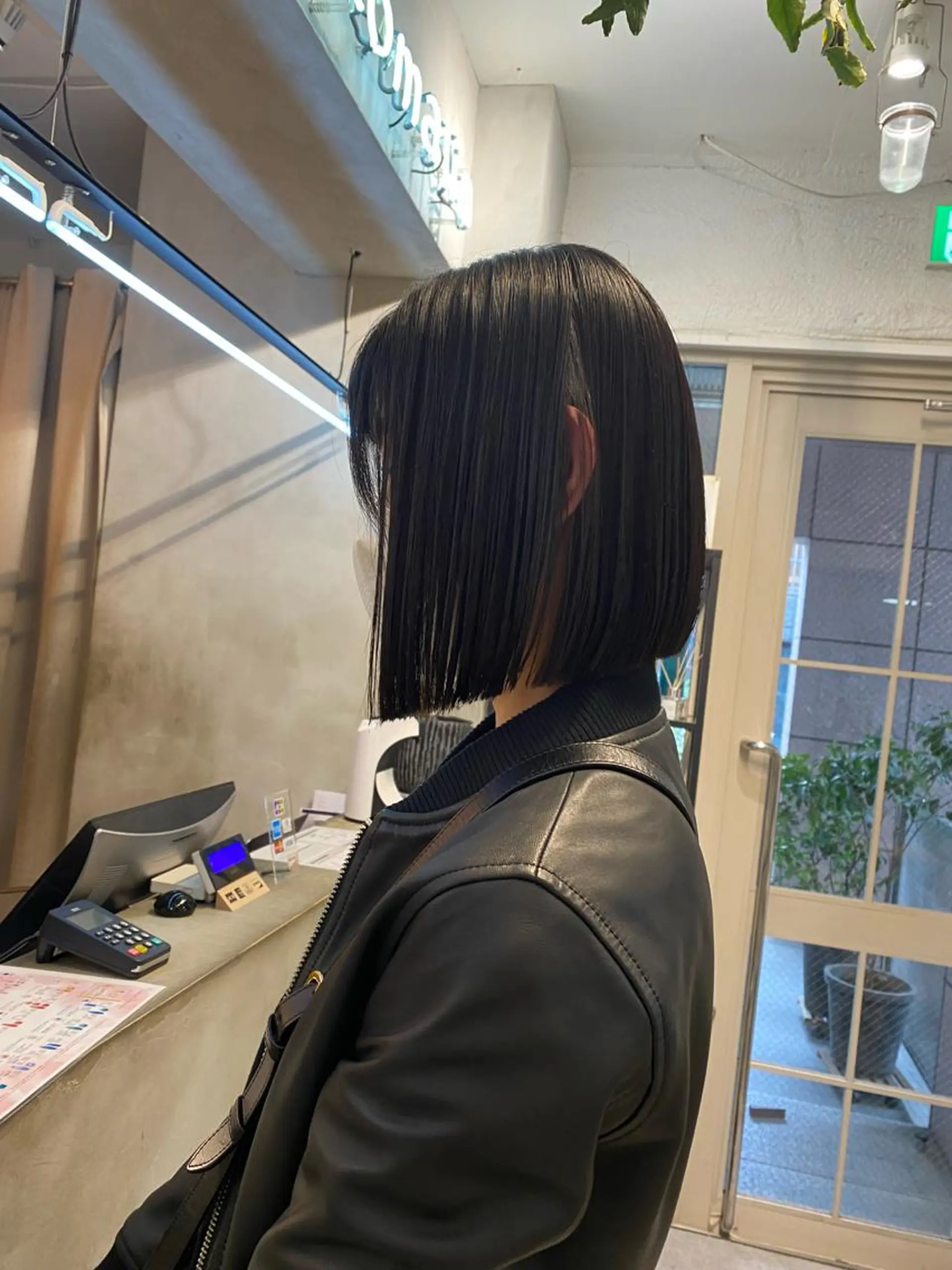 ミディアム カラー ボブ 縮毛矯正 Lomalia 🤍🫧/makoのヘアスタイル