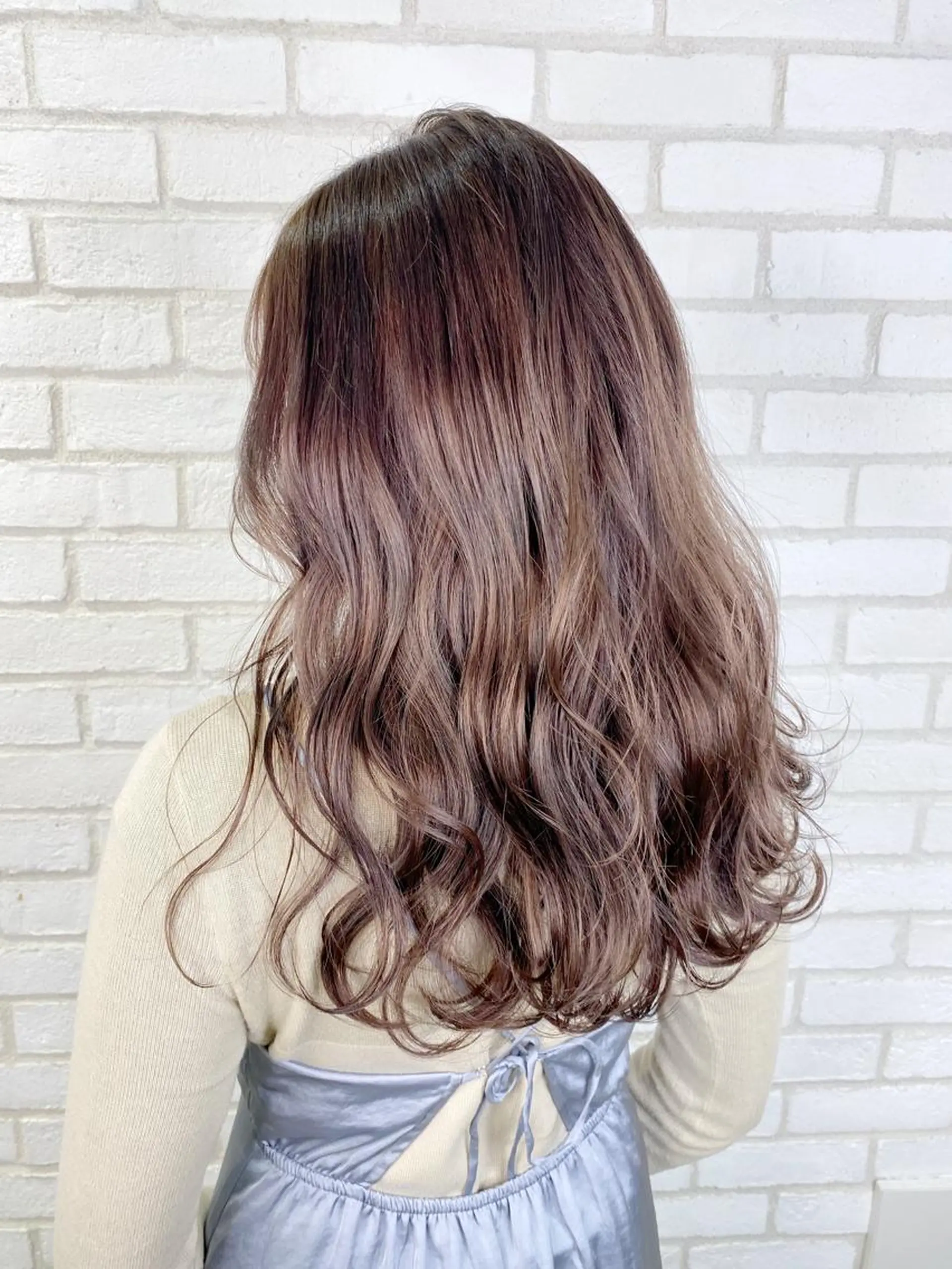 ロング ハイライト 【美髪矯正】【スト カール】小野村翔太のヘアスタイル