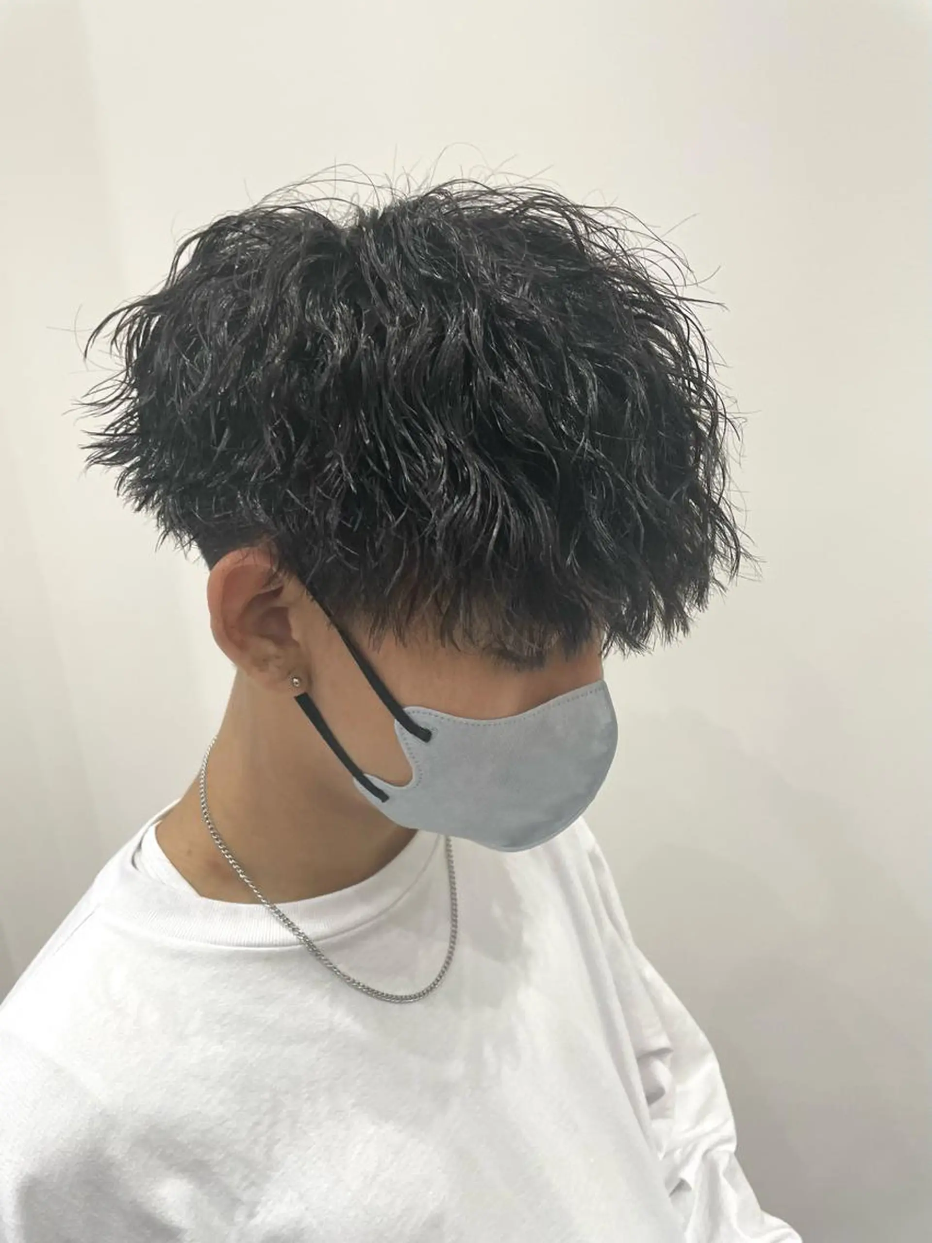 ミディアム パーマ メンズ 🔥縦落ちツイスパ 🔥鈴木健紀のヘアスタイル