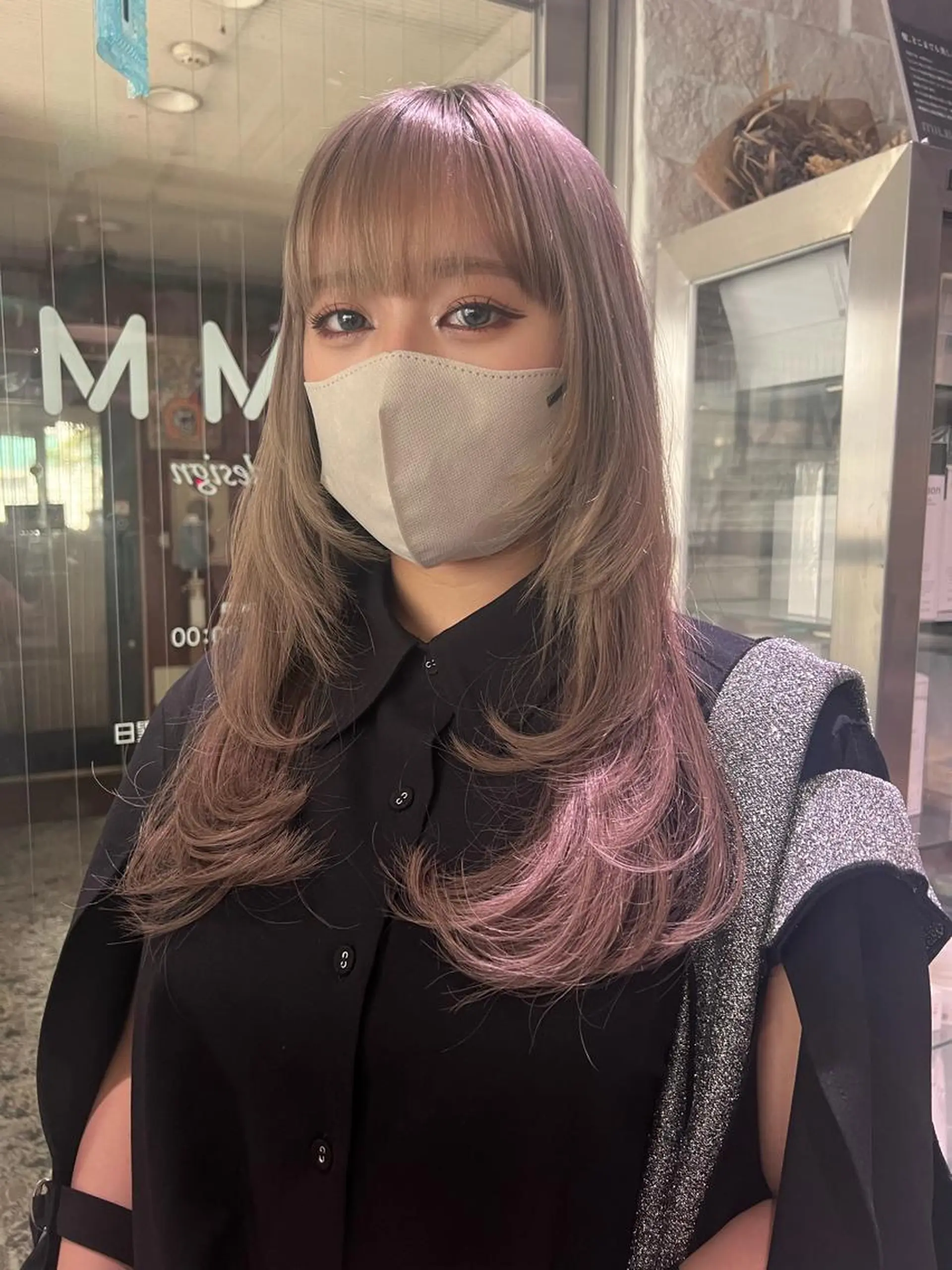 カラー カット エクステ AYANE 韓国ヘア /レイヤーカットのヘアスタイル