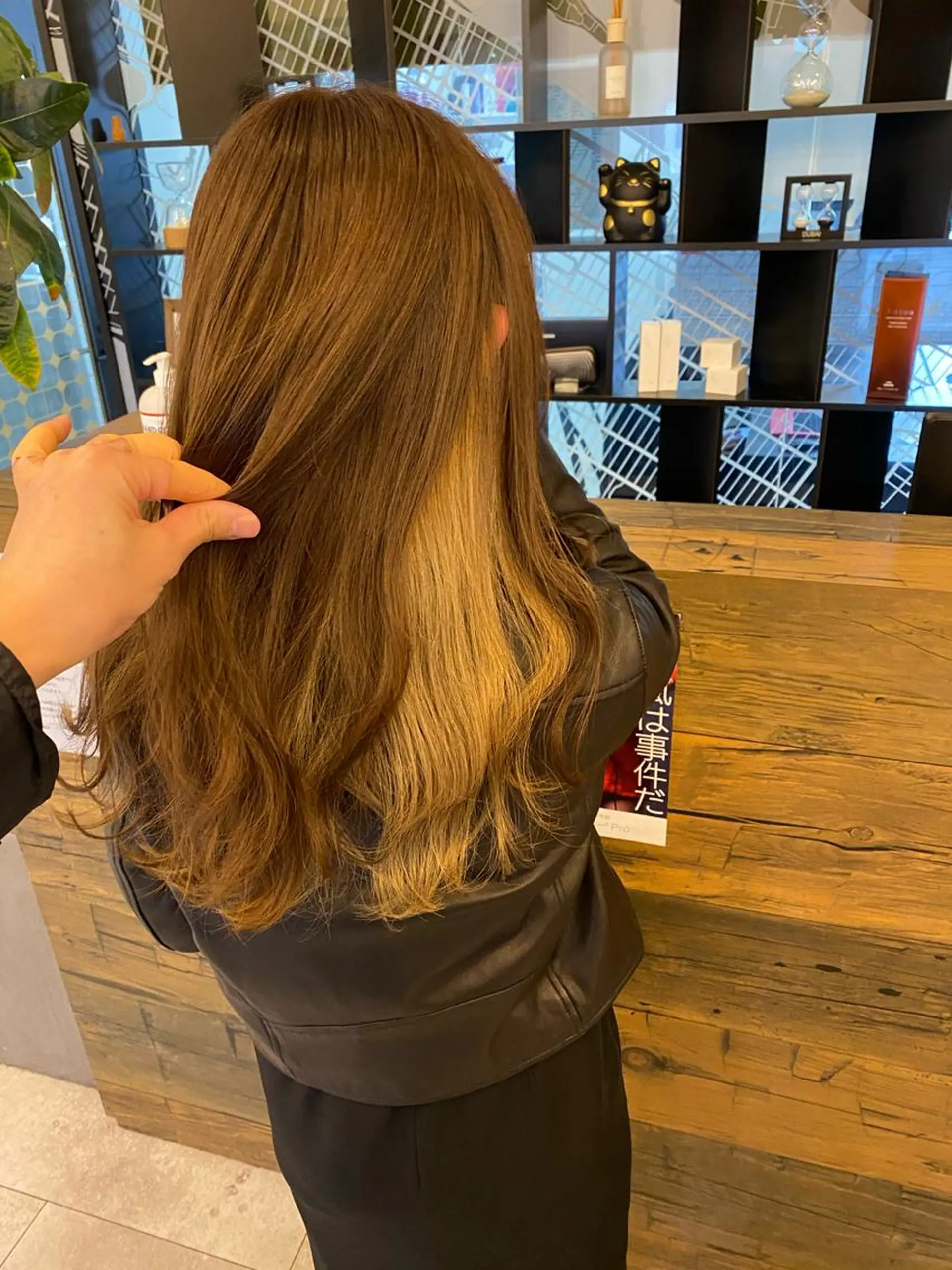 ロング カラー インナーカラー ボブ、縮毛矯正👑 心斎橋/高城涼也のヘアスタイル