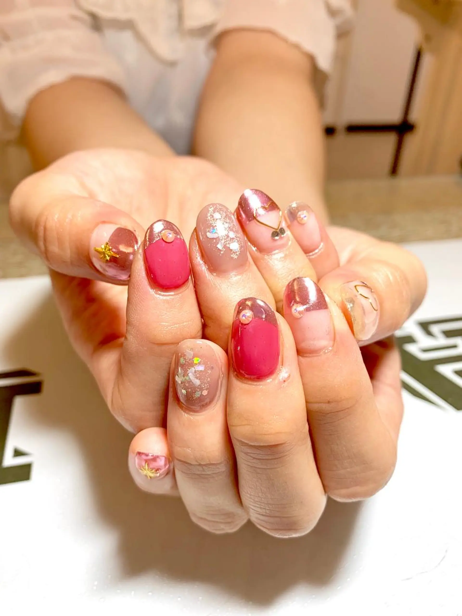 ネイル ハンドネイル JuniNail韓国 ネイリストsuのネイルデザイン