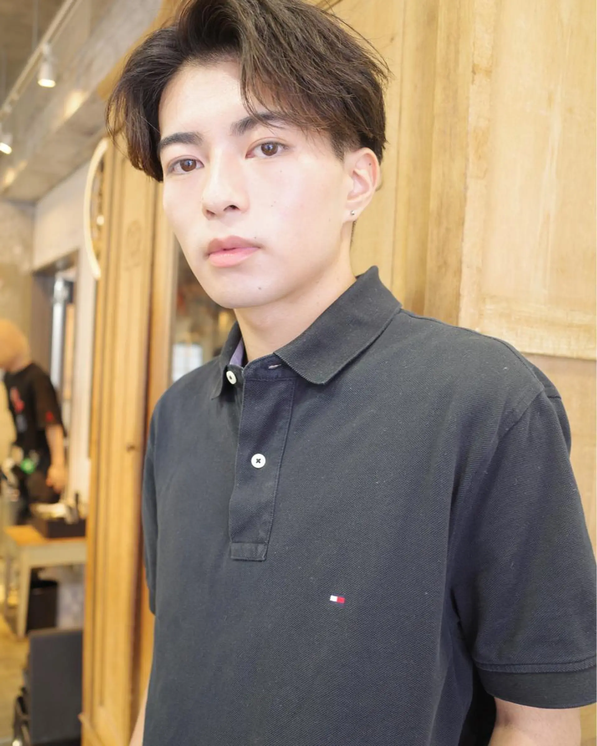 ショート パーマ メンズ カット パーマ キタダ ヒロキのヘアスタイル