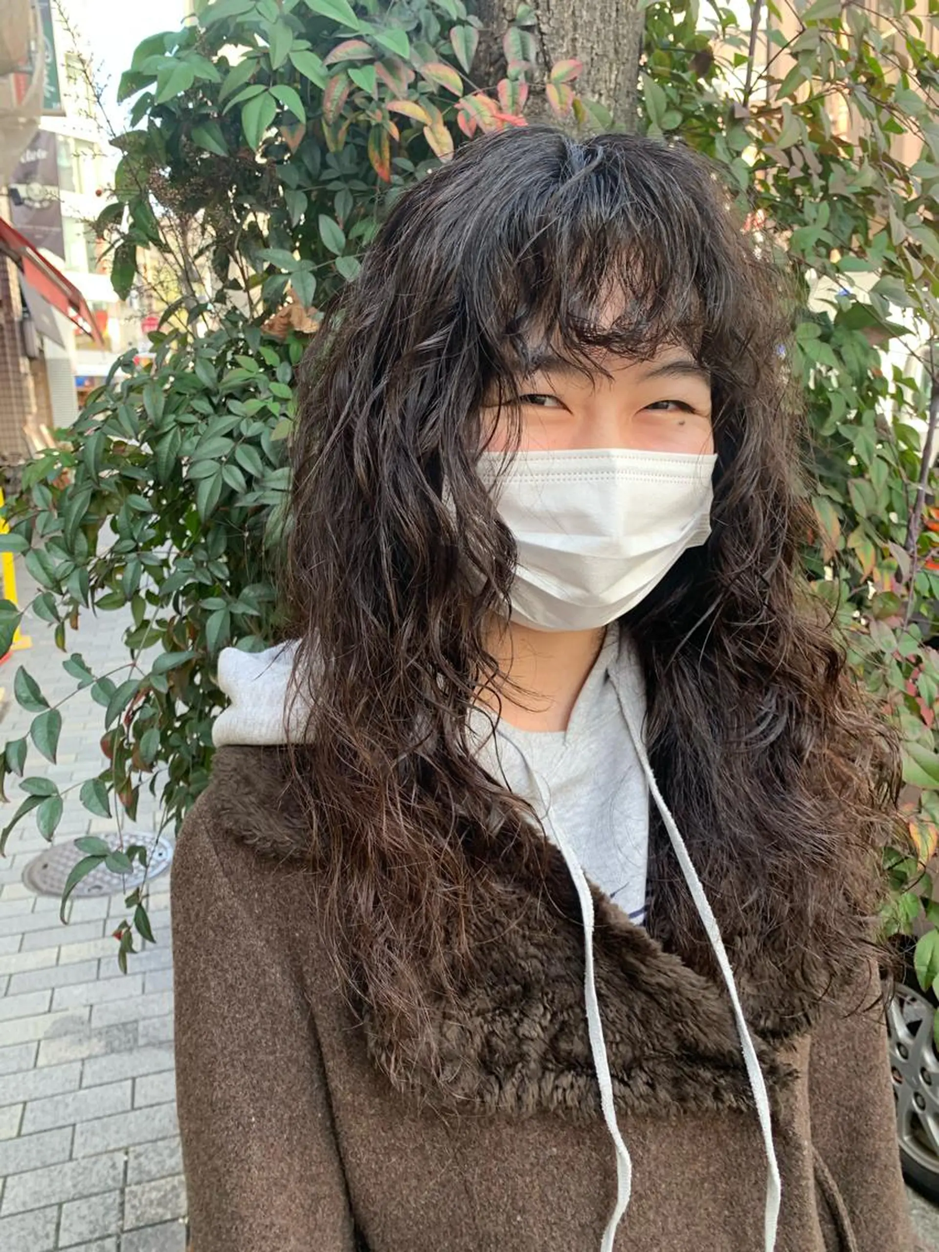 ロング パーマ ウルフカット カット パーマ トリートメント 豊浦 翔太のヘアスタイル