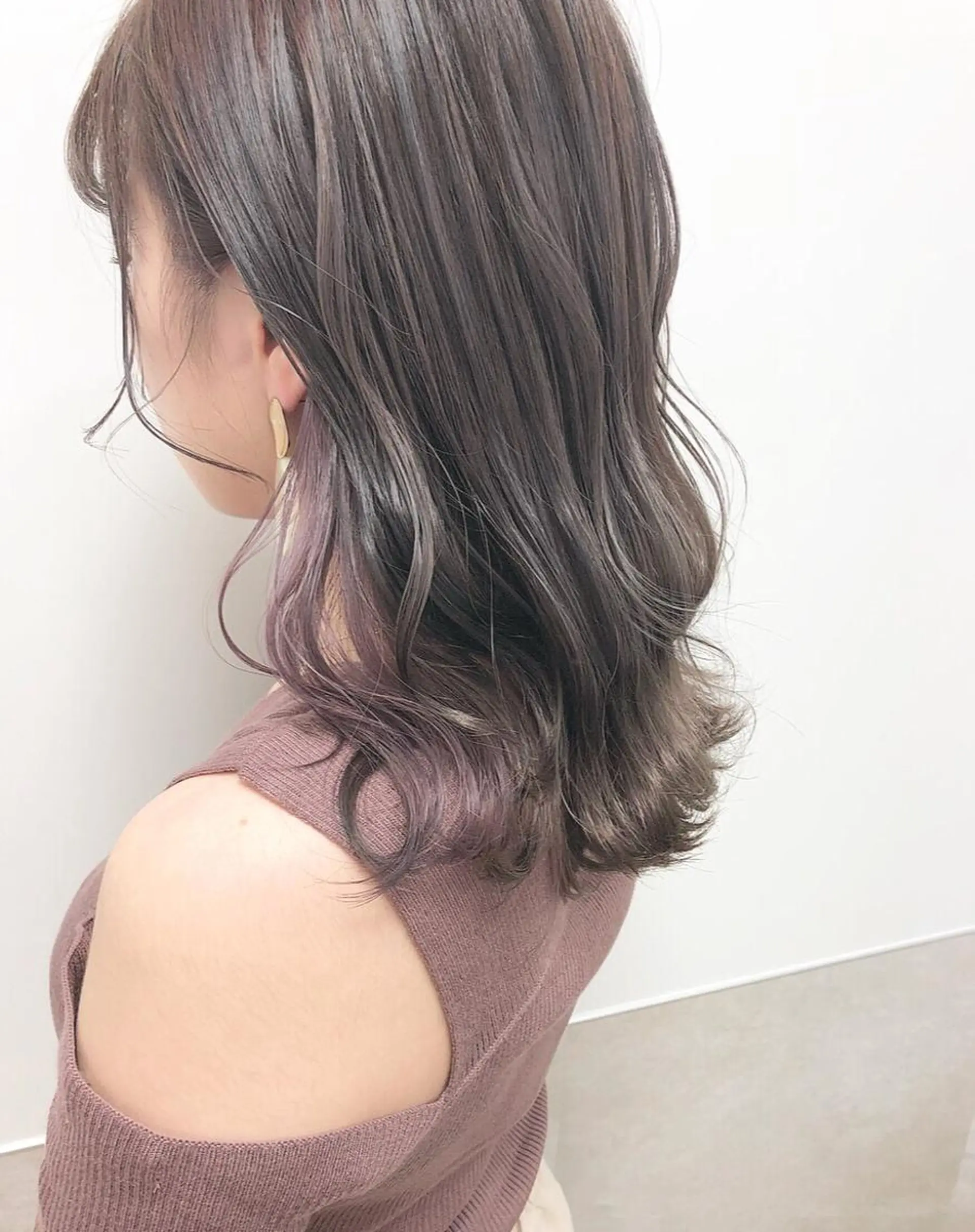 セミロング カラー ブリーチ ケアブリーチ ピンクカラー ヘアカラー トリートメント autre所属・大久保 ひでなりのヘアスタイル