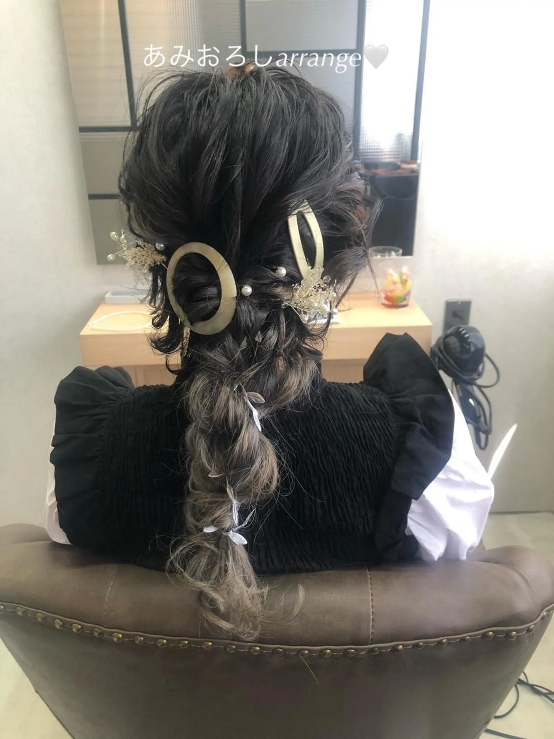 ロング ヘアアレンジ ヘアセット 🌟天王寺ヘアセット 🥑アレンジ師🌟のヘアスタイル