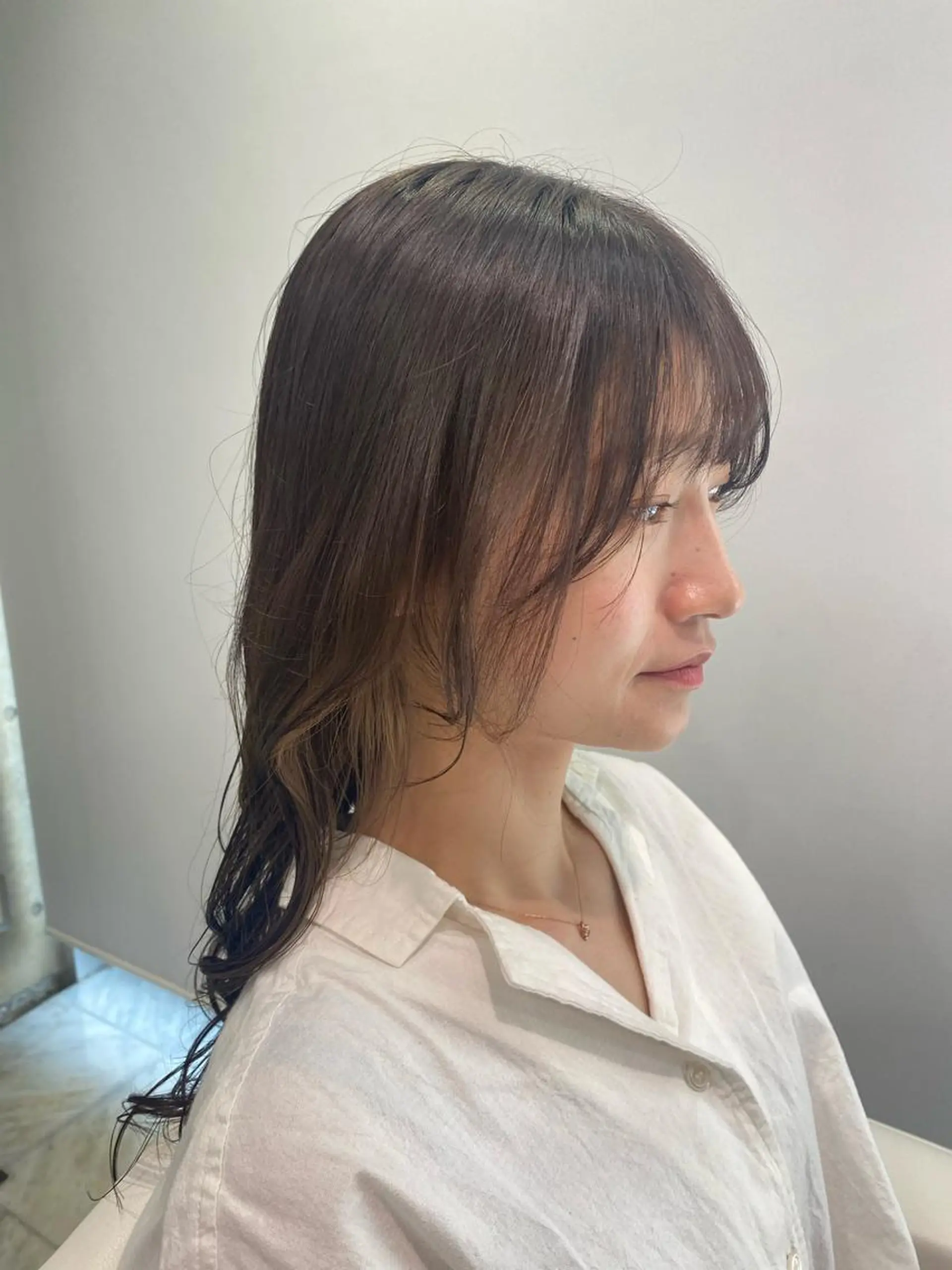 セミロング RENJISHI  KICHIJOJI所属・🌈🧡ヤマダ ヒロナ🌈🧡のヘアスタイル