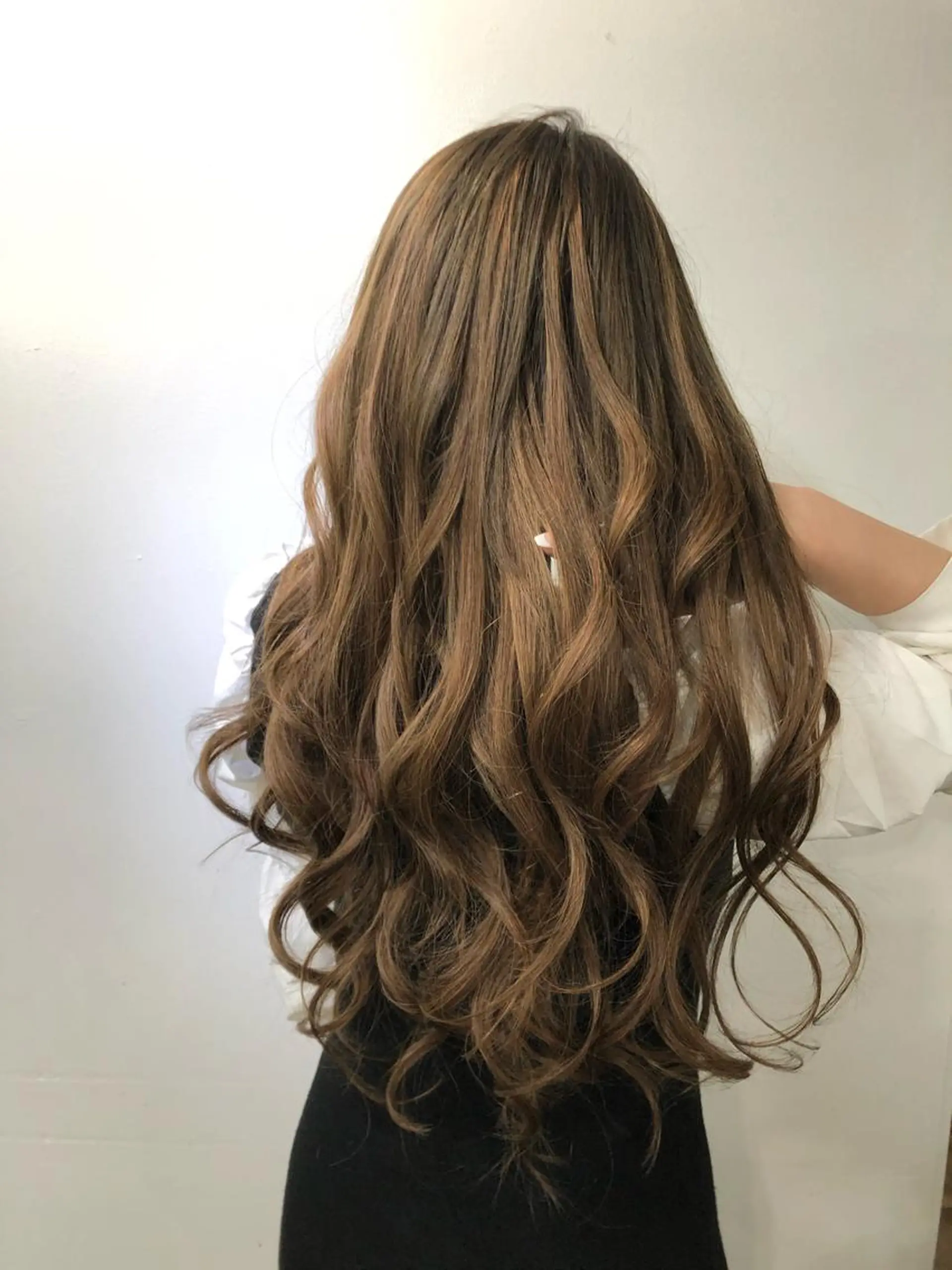 ロング シールエクステ エクステ alpha. カラーエクステ下妻のヘアスタイル