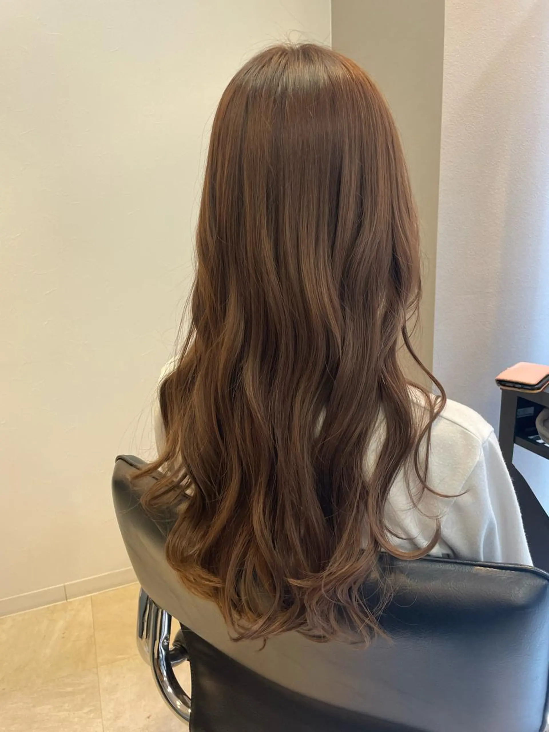 ロング カット ヘアカラー トリートメント 🍨モテベージュ🩰 miraiのヘアスタイル