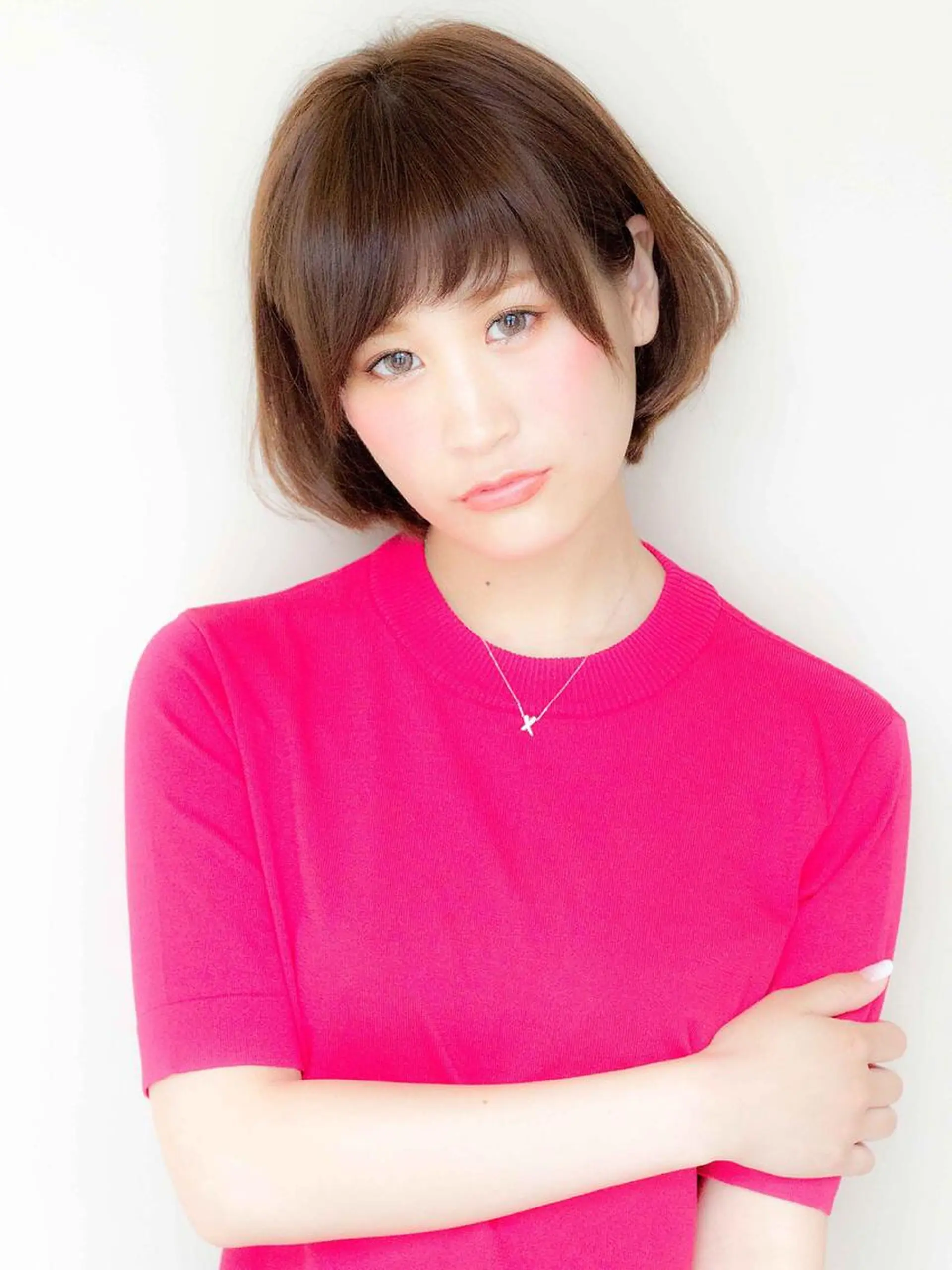ショート アッシュ 外国人風カラー ハイライト Toiro 中目黒のヘアスタイル