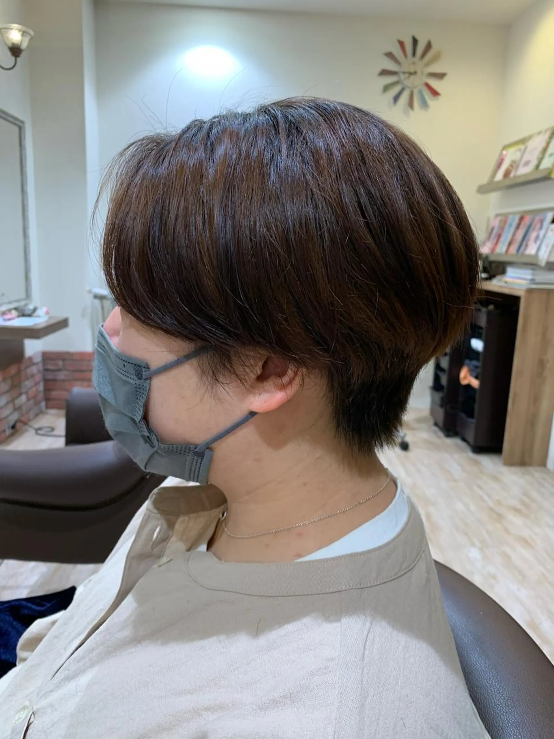 ショート カラー メンズ 髪質改善&Spa fee南越谷2号店所属・髪質改善/南越谷/ 山岸彩夏のヘアスタイル