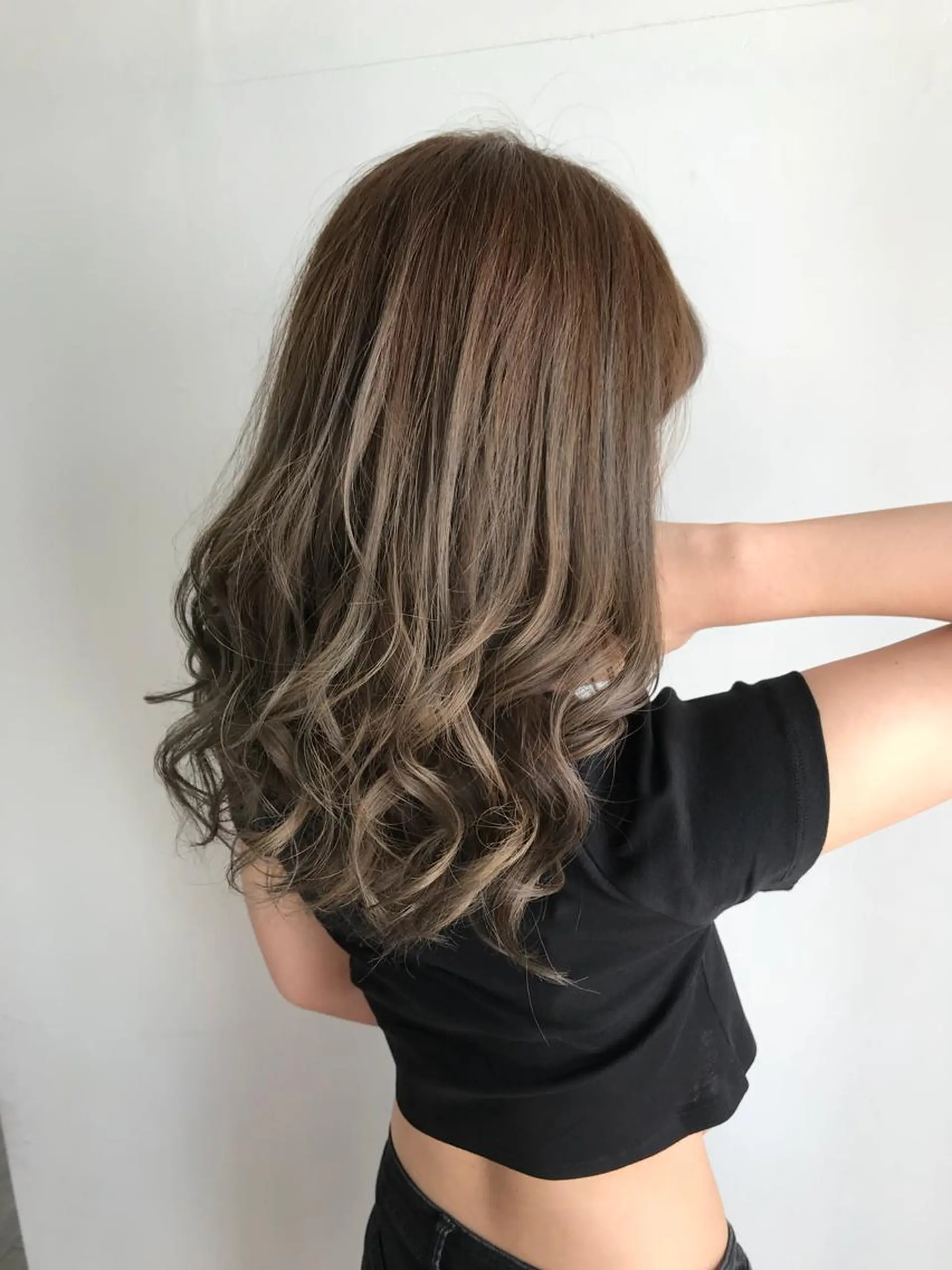 セミロング カラー 透明感カラー グレージュ Akua【代表】 Kazumaのヘアスタイル