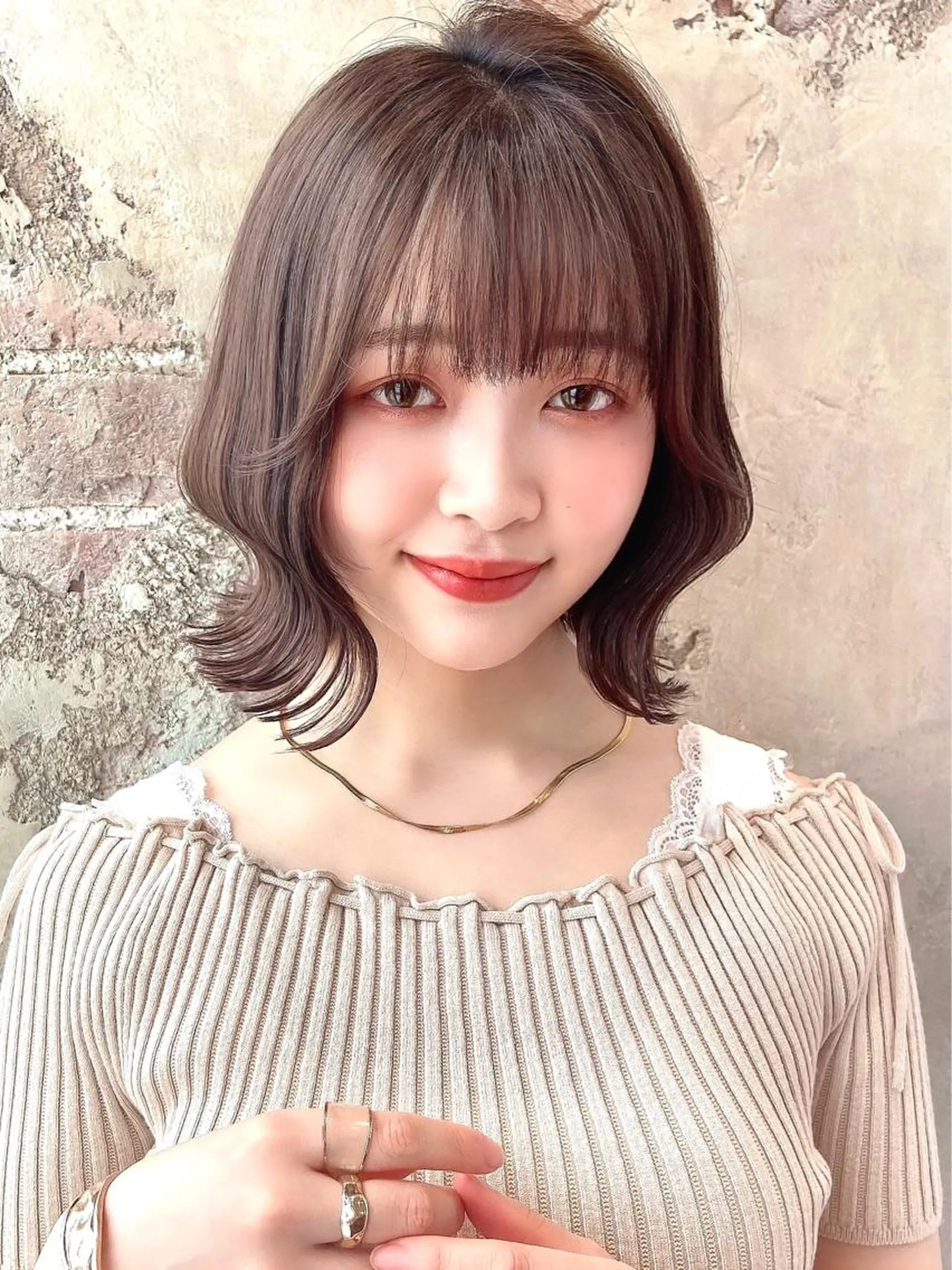 ショート カラー パーマ ヘアアレンジ ボブ くびれヘア 似合わせカット Surpass所属・🌈小顔似合わせ SHIHO🌈のヘアスタイル