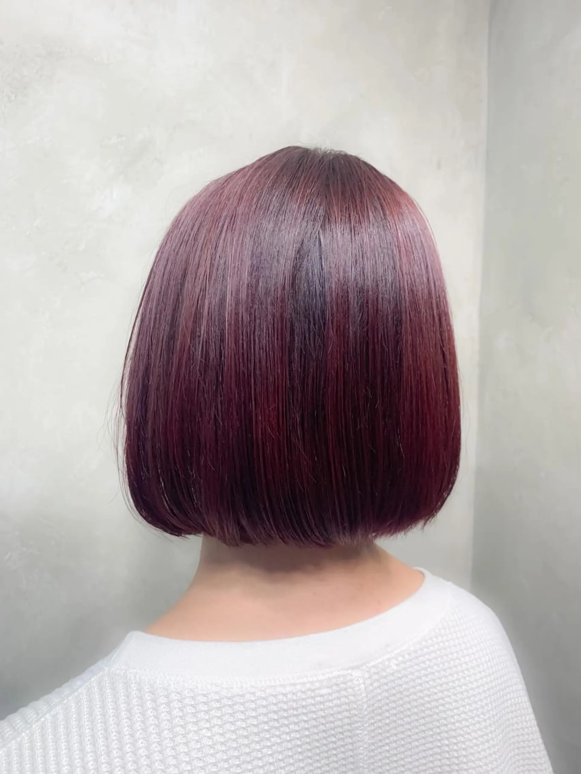 ミディアム パープルカラー 美髪✨髪質改善 &艶カラーmanaeのヘアスタイル