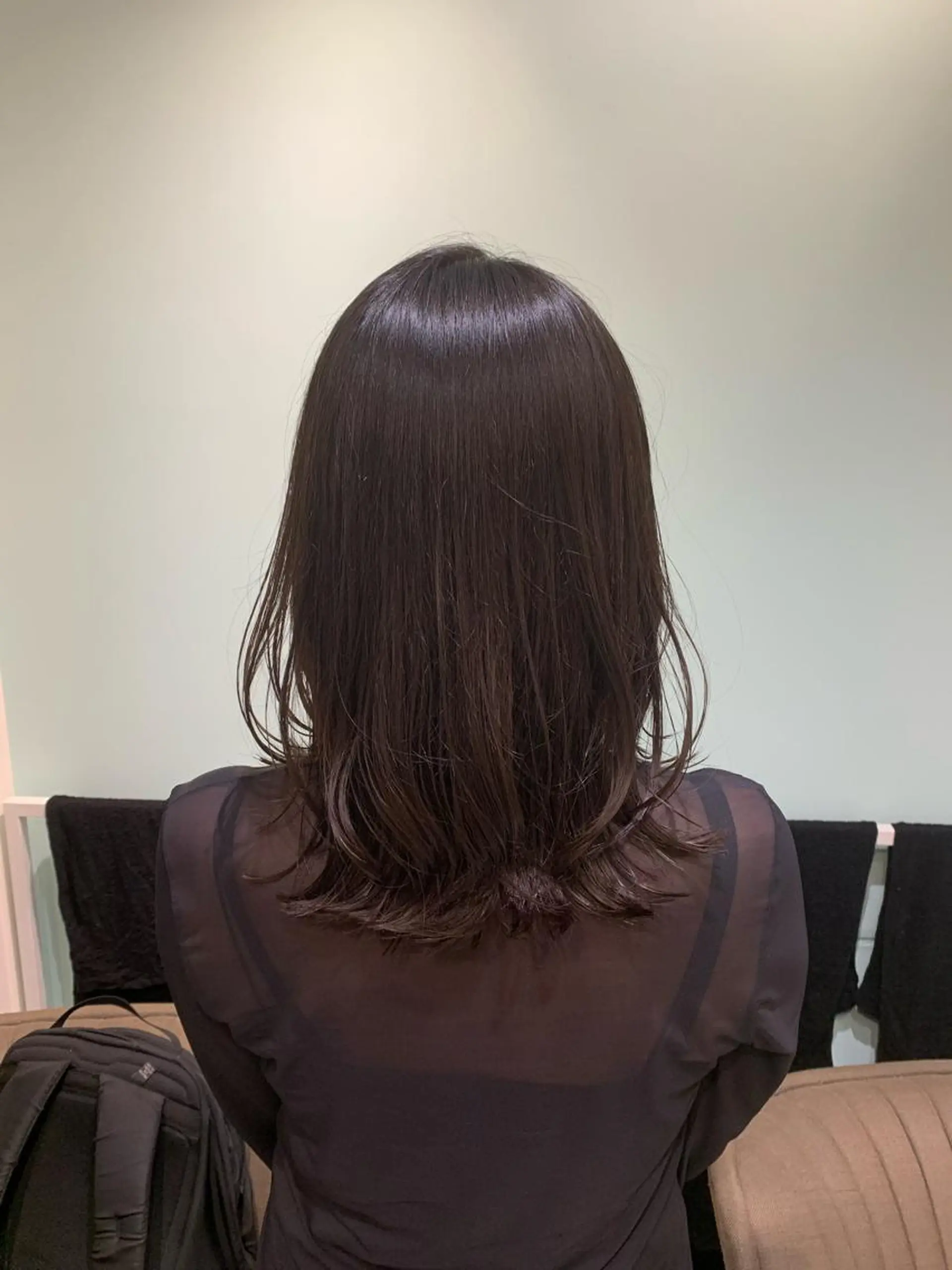 ミディアム くびれヘア カット トリートメント 森山 佳小里/カラー /似合わせカットのヘアスタイル