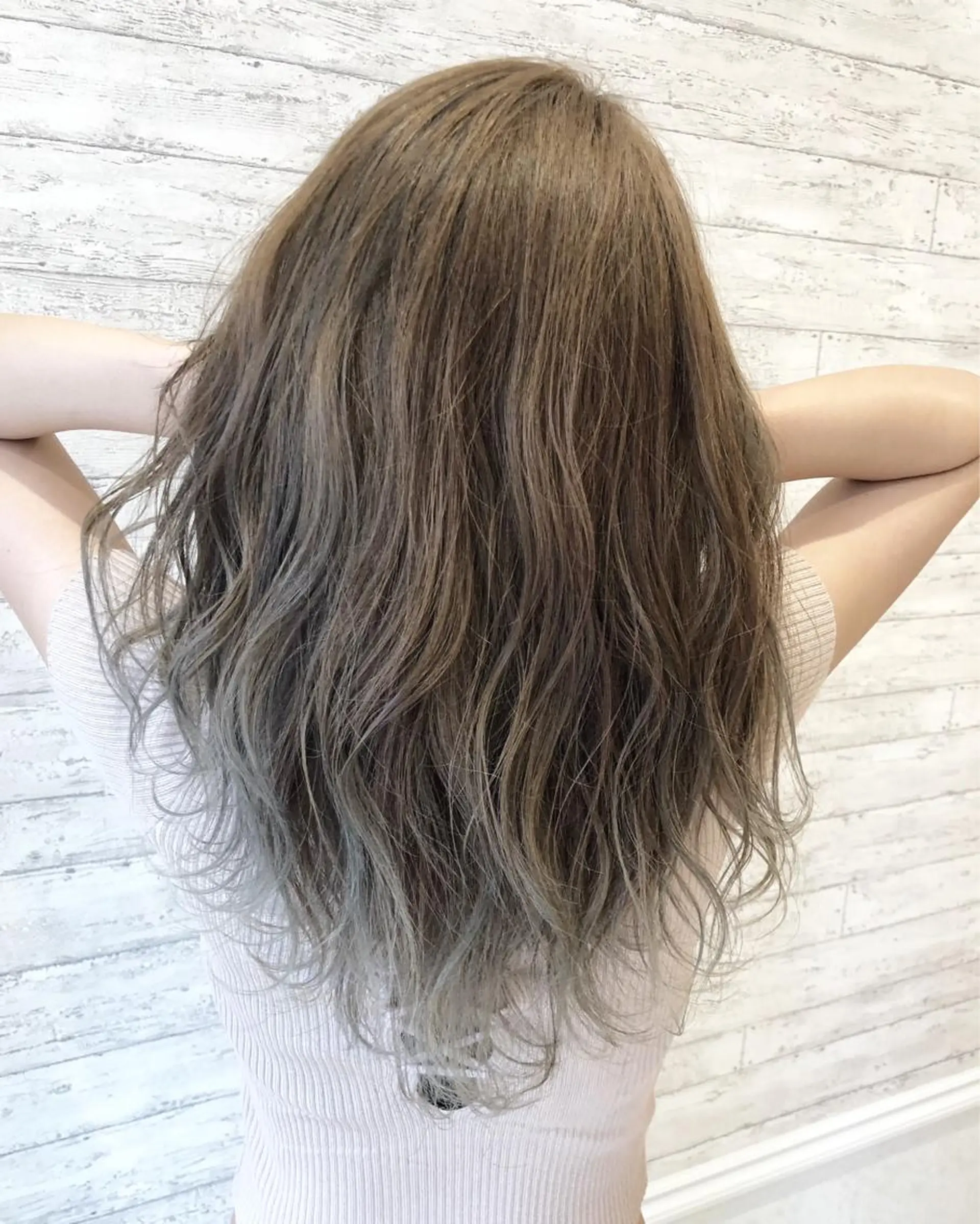 セミロング カラー カット ヘアカラー トリートメント ヘッドスパ ☆ハイトーン口コミ◎ WiLL/京橋のヘアスタイル