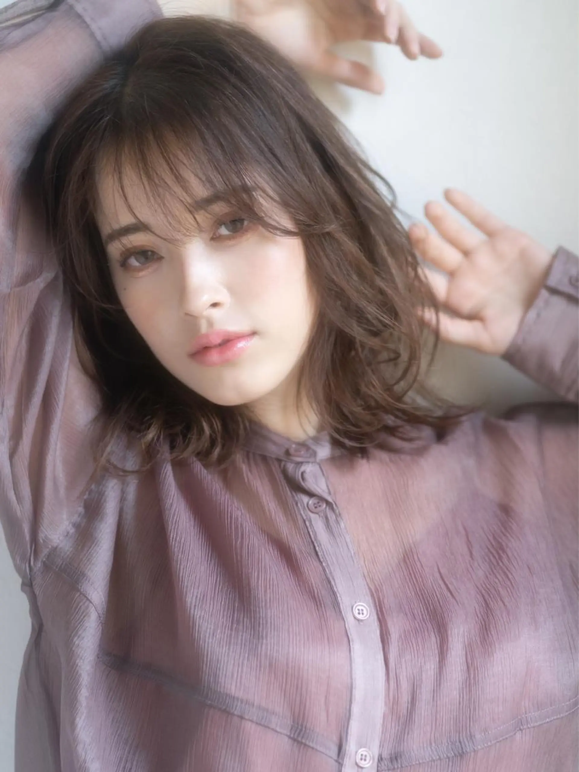 ミディアム 🎀ハイトーン/レイ ヤー/Reina🎀のヘアスタイル