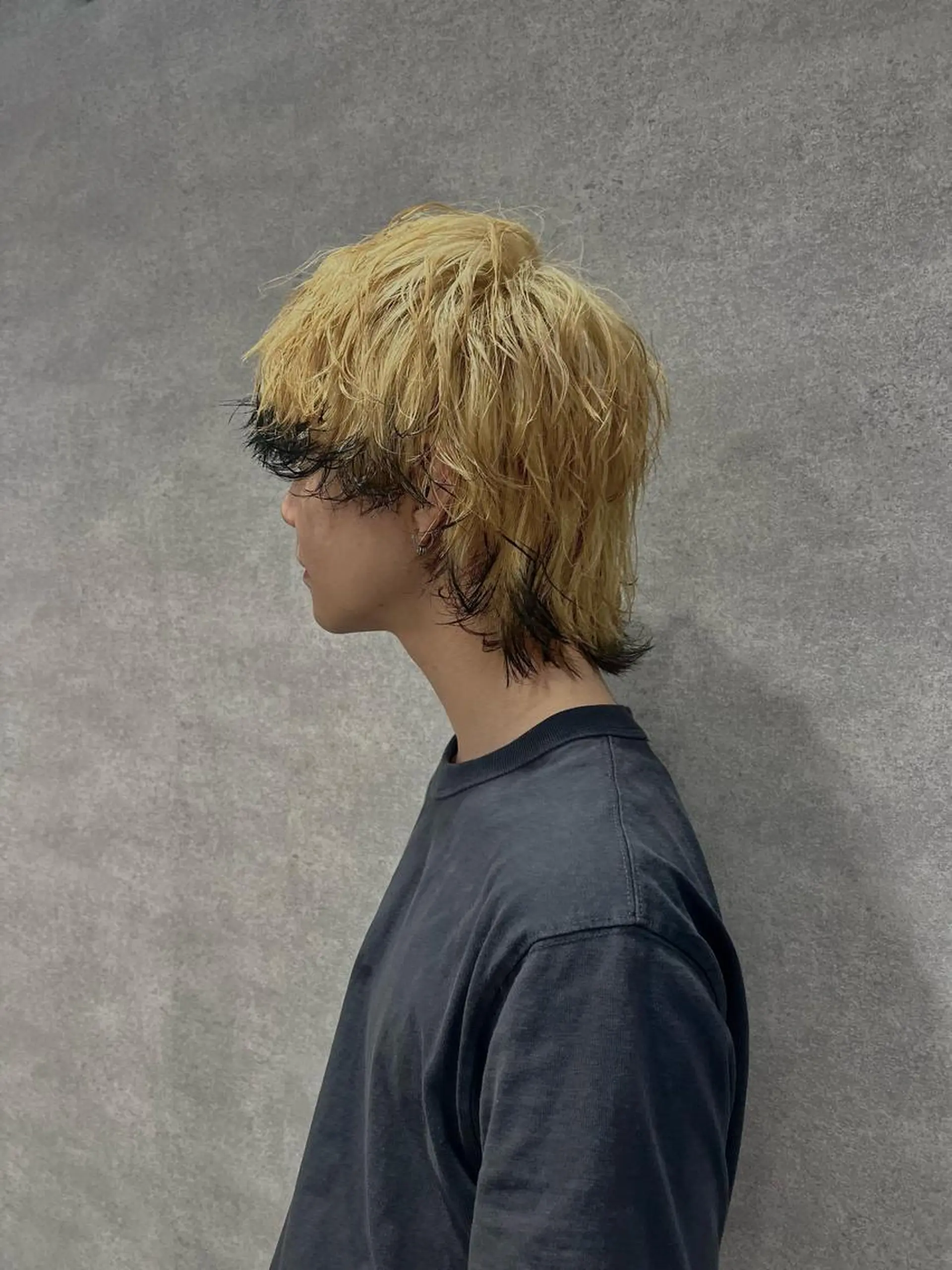 ミディアム カラー メンズ ミディアムパーマ メンズブリーチ メンズハイトーン メンズパーマ 波巻きパーマ ヘアカラー トリートメント 🐺森 雄飛/メンズ 韓国ヘアのヘアスタイル