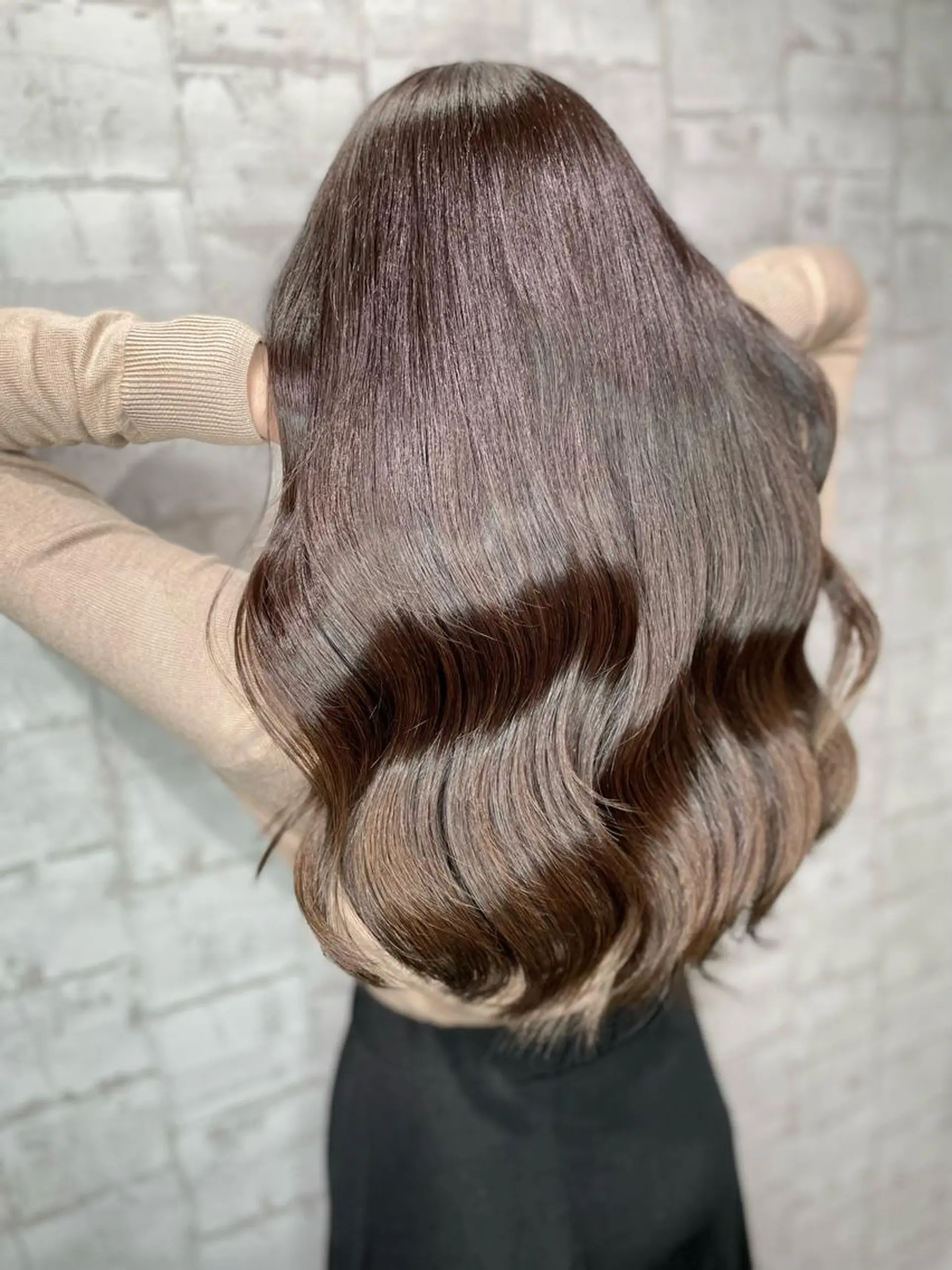 ロング カラー ブリーチ 透明感カラー デート BOOTH share saron所属・今井 勝也のヘアスタイル